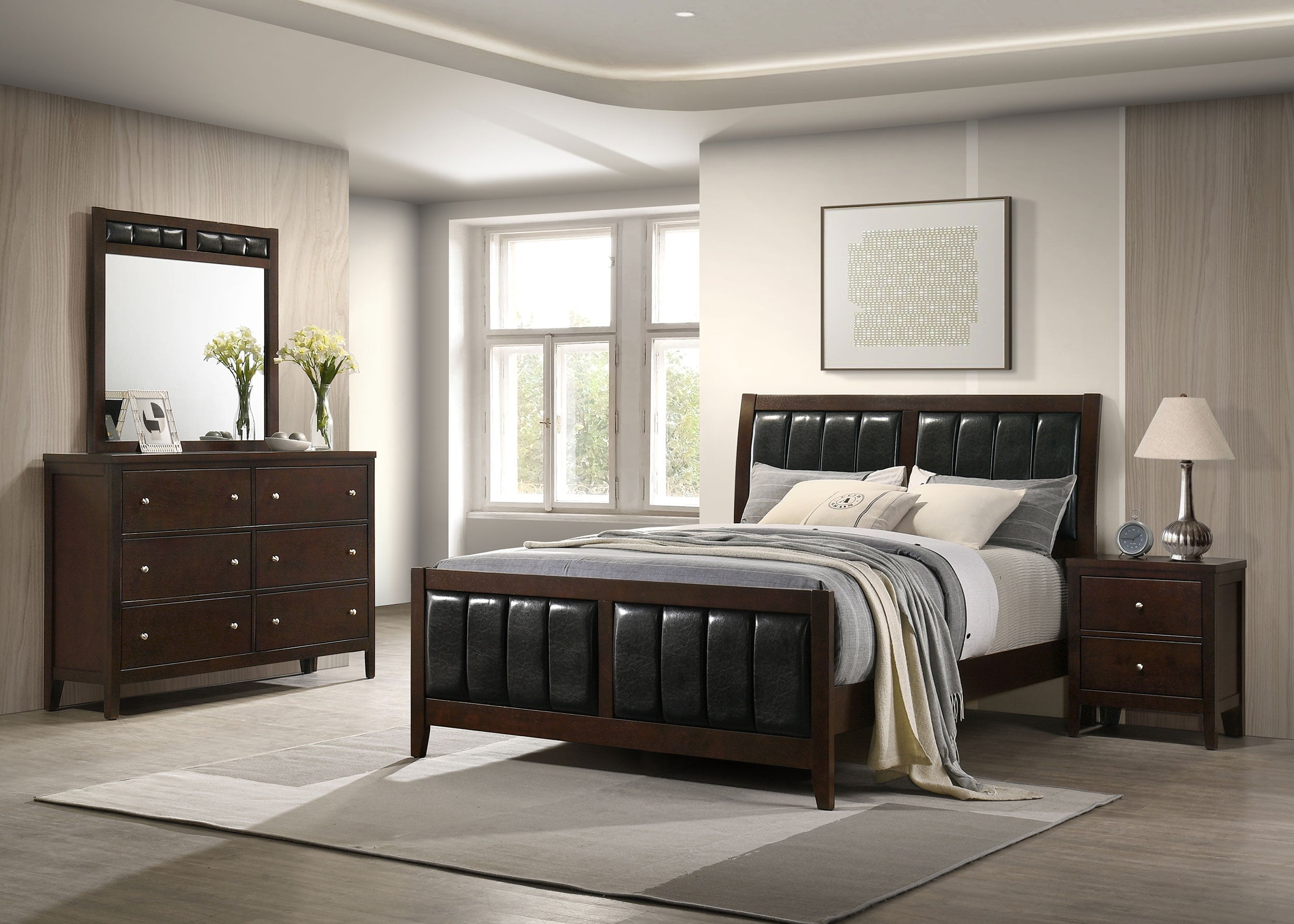 Carlton Bedroom Set Cappuccino