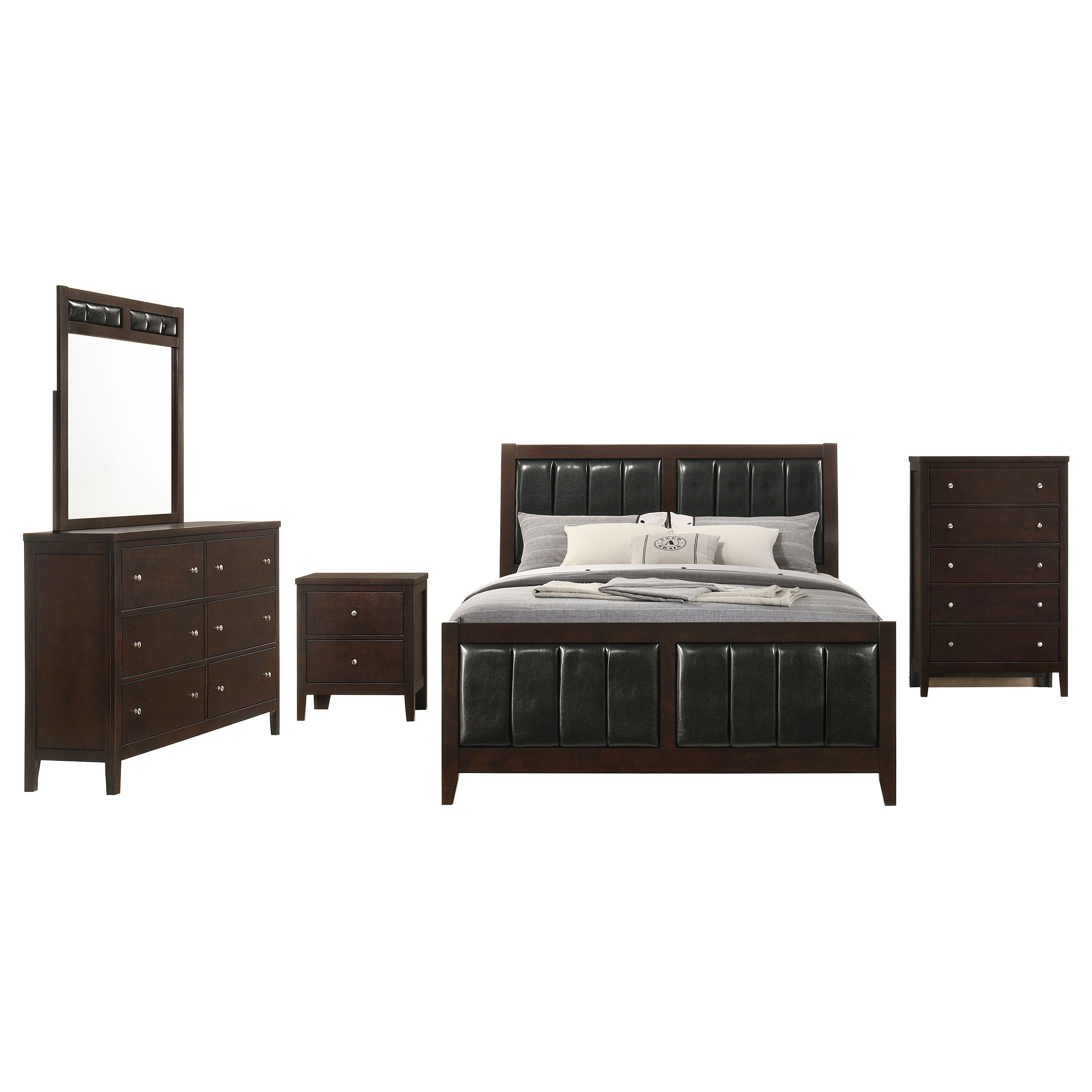 Carlton Bedroom Set Cappuccino