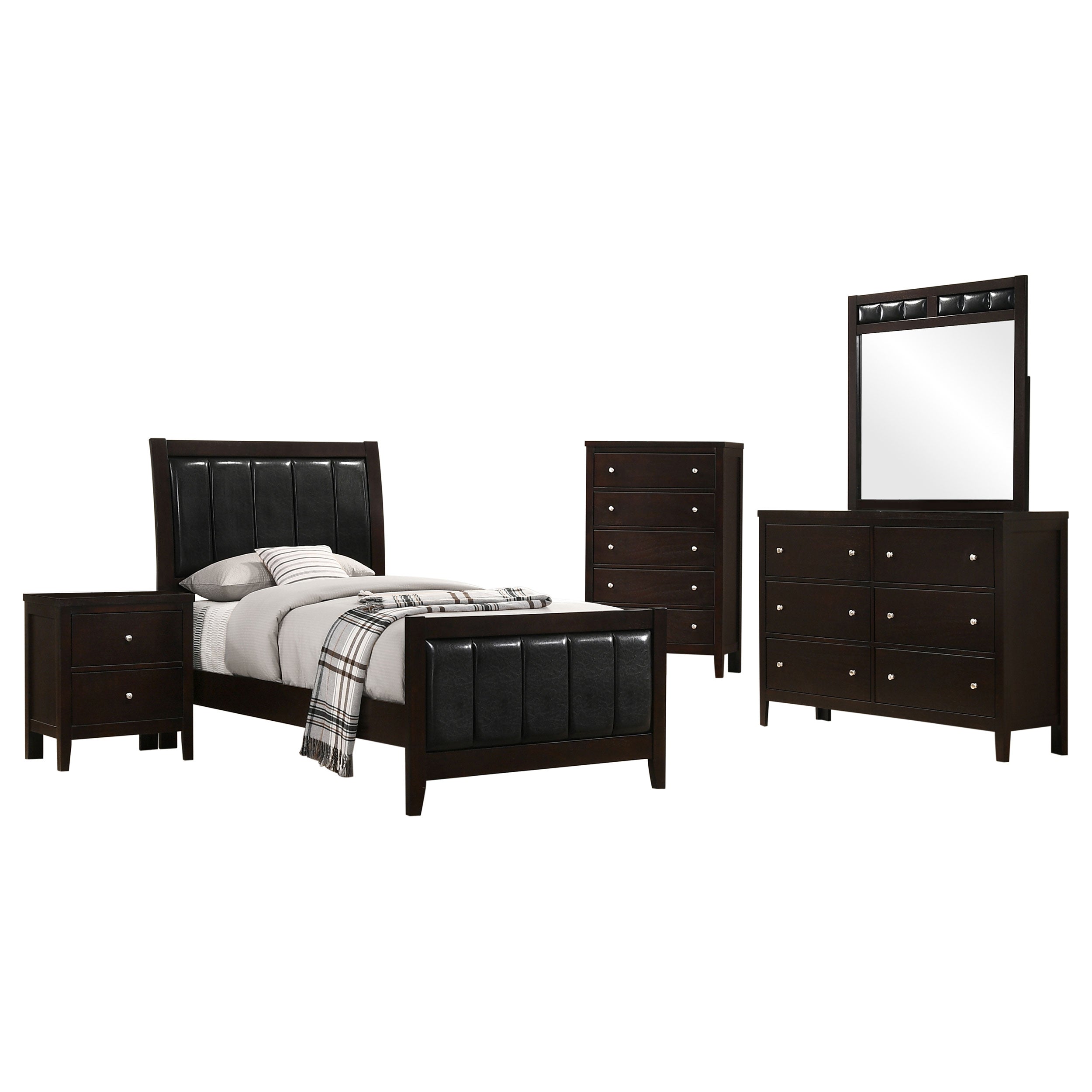 Carlton Bedroom Set Cappuccino