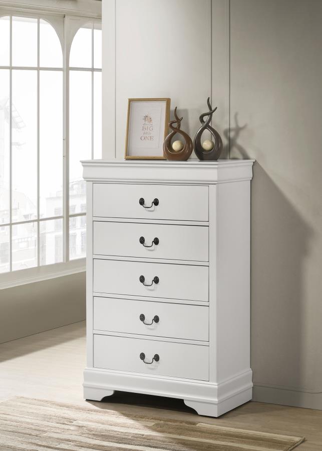Louis Philippe 5-drawer Bedroom Chest