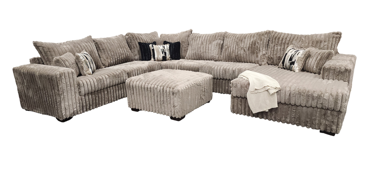 Texan Oversized Sectional — Extended Chaise