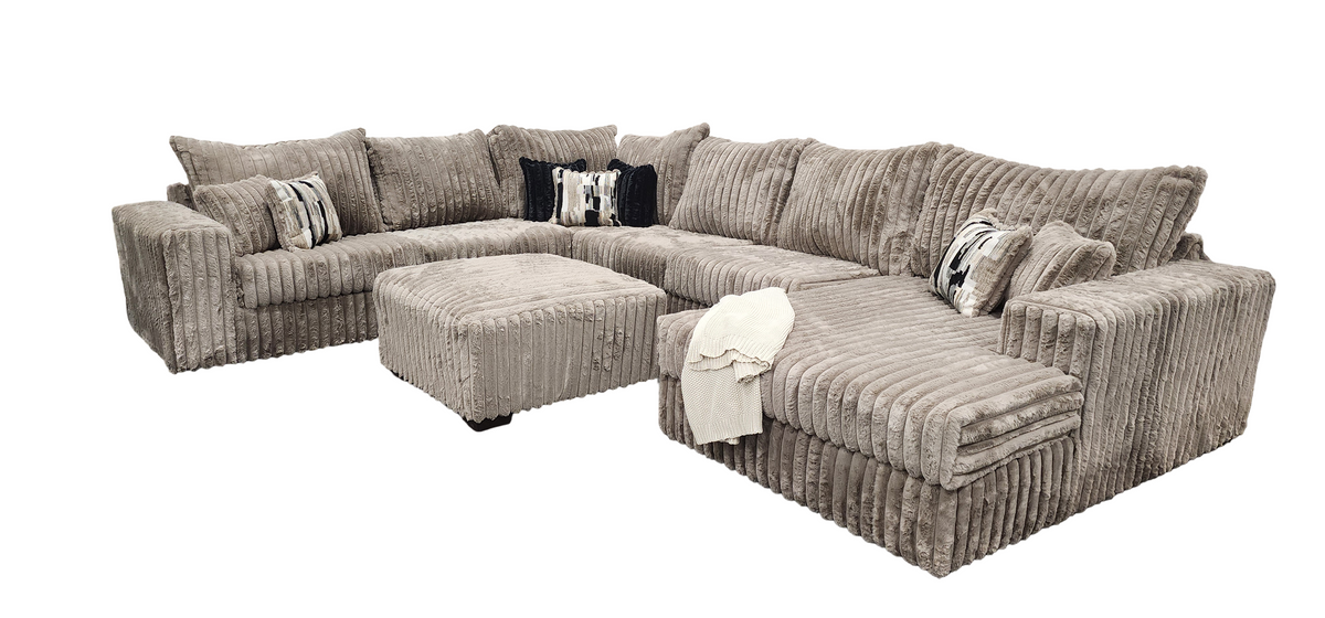 Texan Oversized Sectional — Extended Chaise