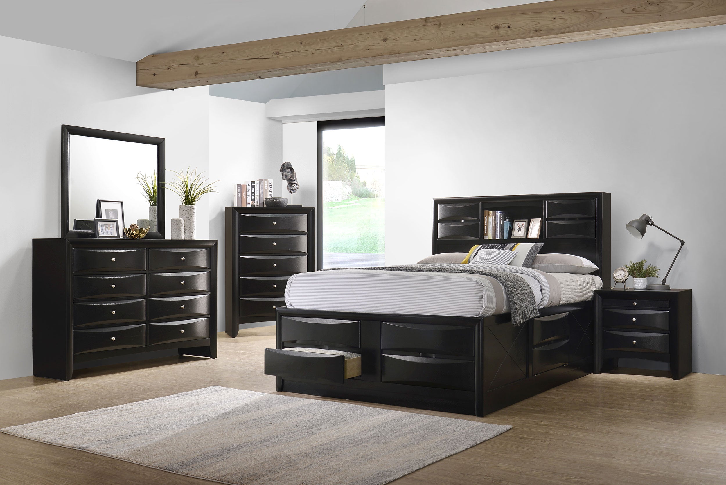 Briana Bedroom Set Black