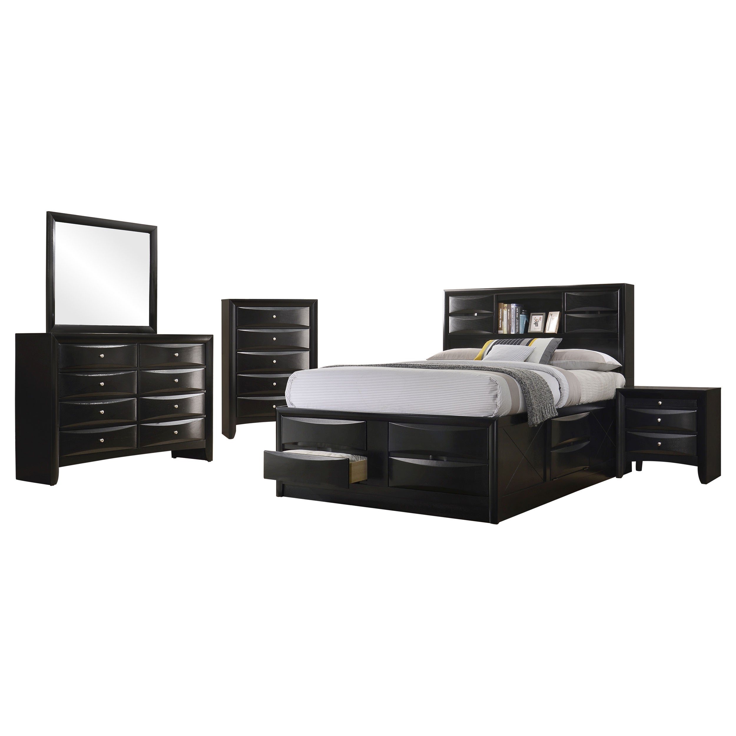 Briana Bedroom Set Black