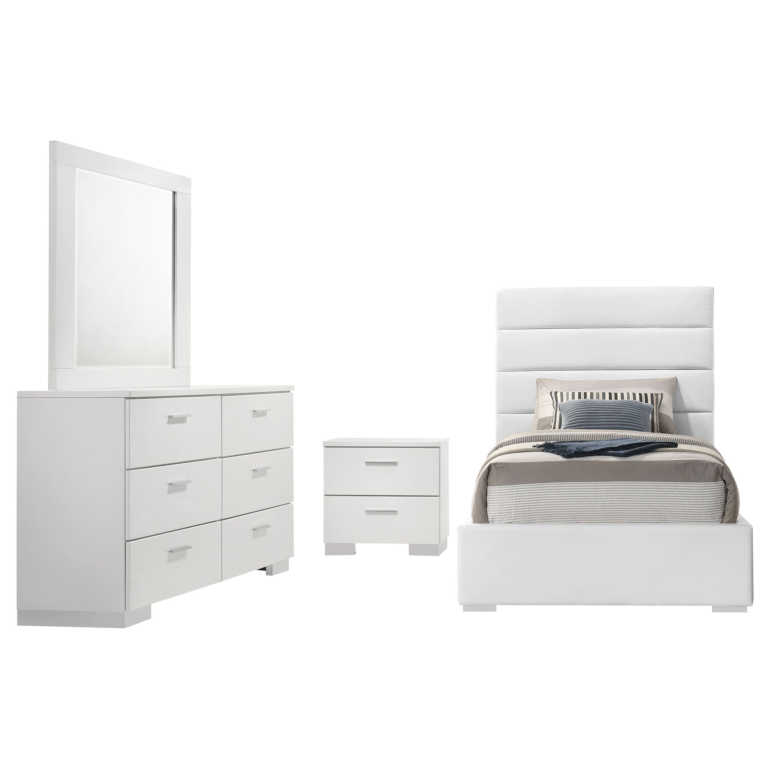 Felicity Bedroom Set High Gloss