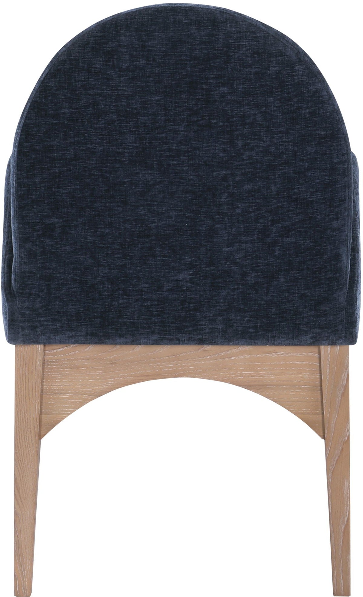Waldorf - Chenille Dining Arm Chair with Natural Legs