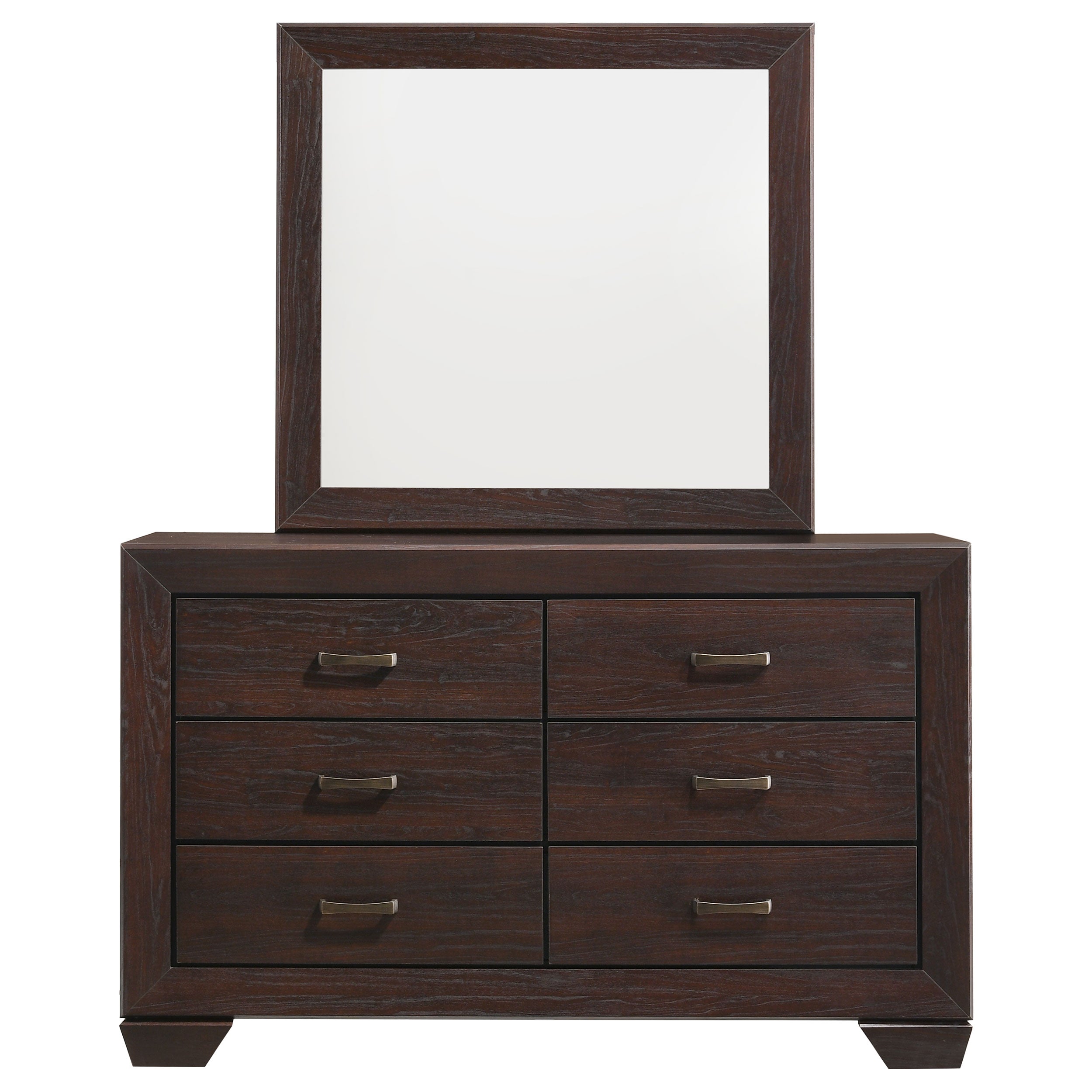 Kauffman 6-drawer Dresser with Mirror
