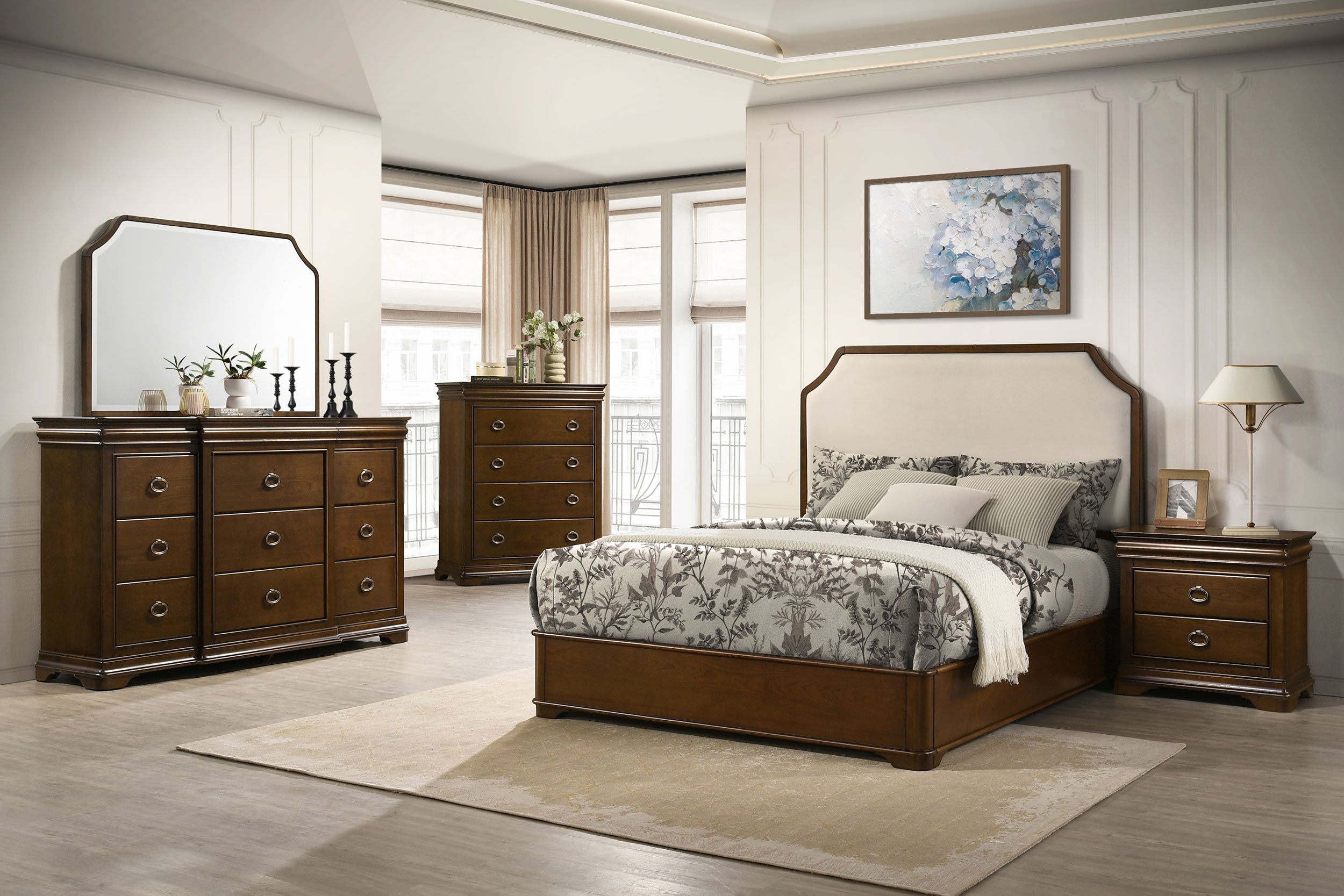 Garland Bedroom Set Brown Cherry