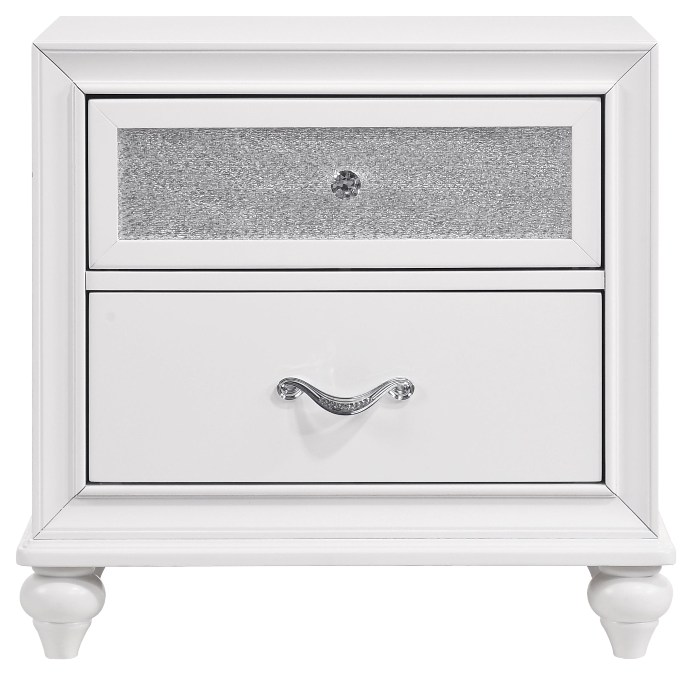 Barzini Panel Bedroom Set White