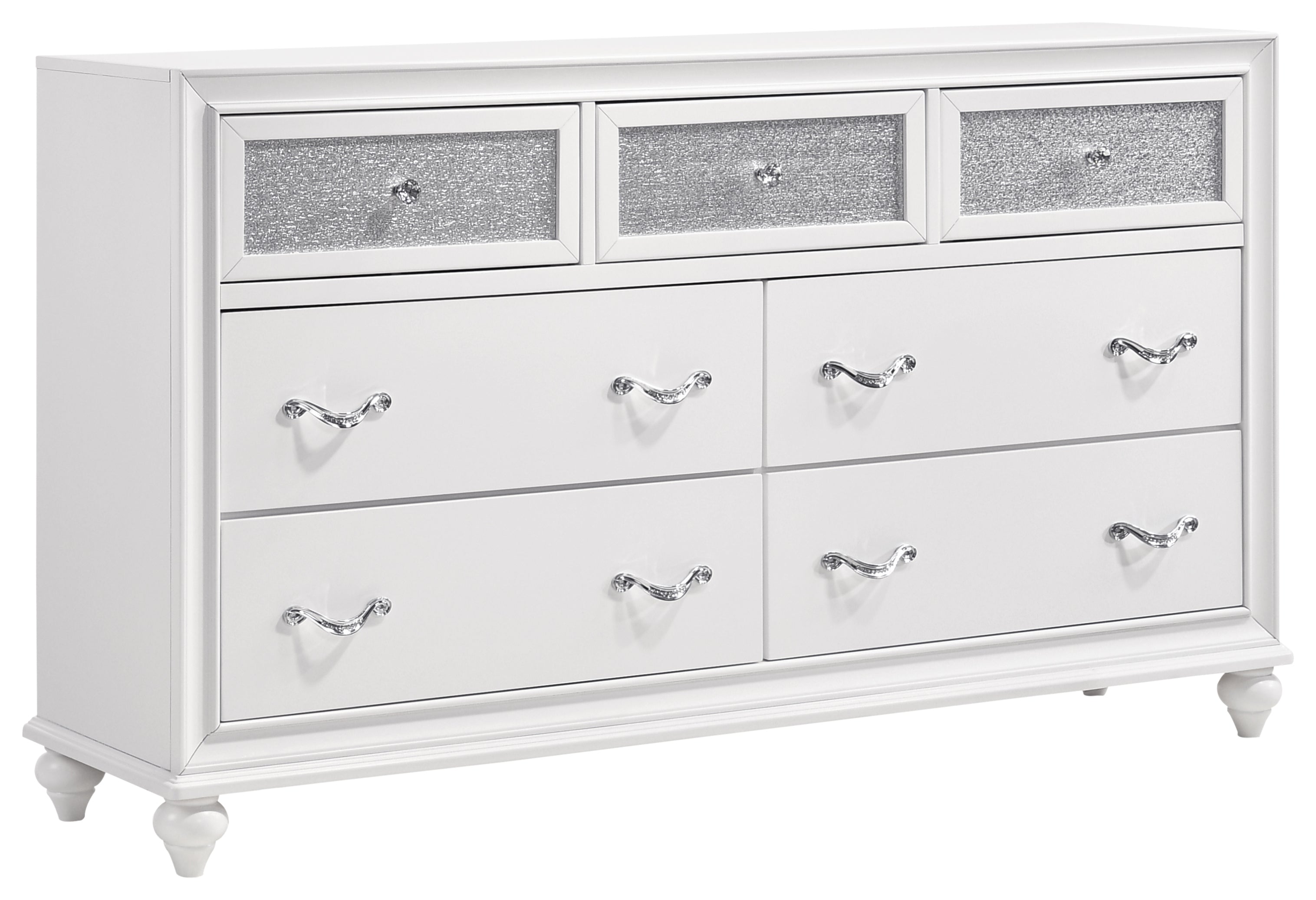 Barzini Panel Bedroom Set White