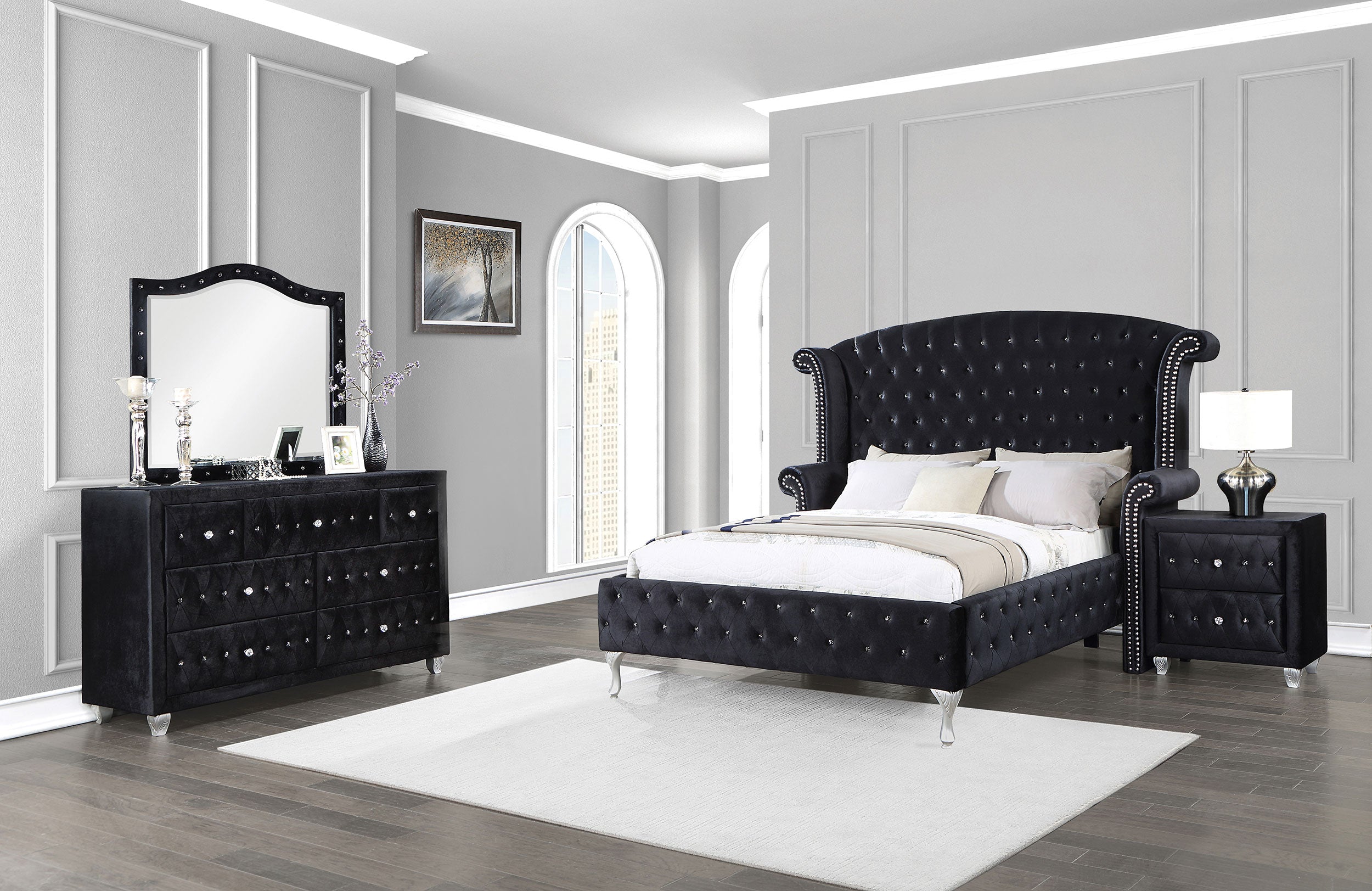 Deanna Bedroom Set Black