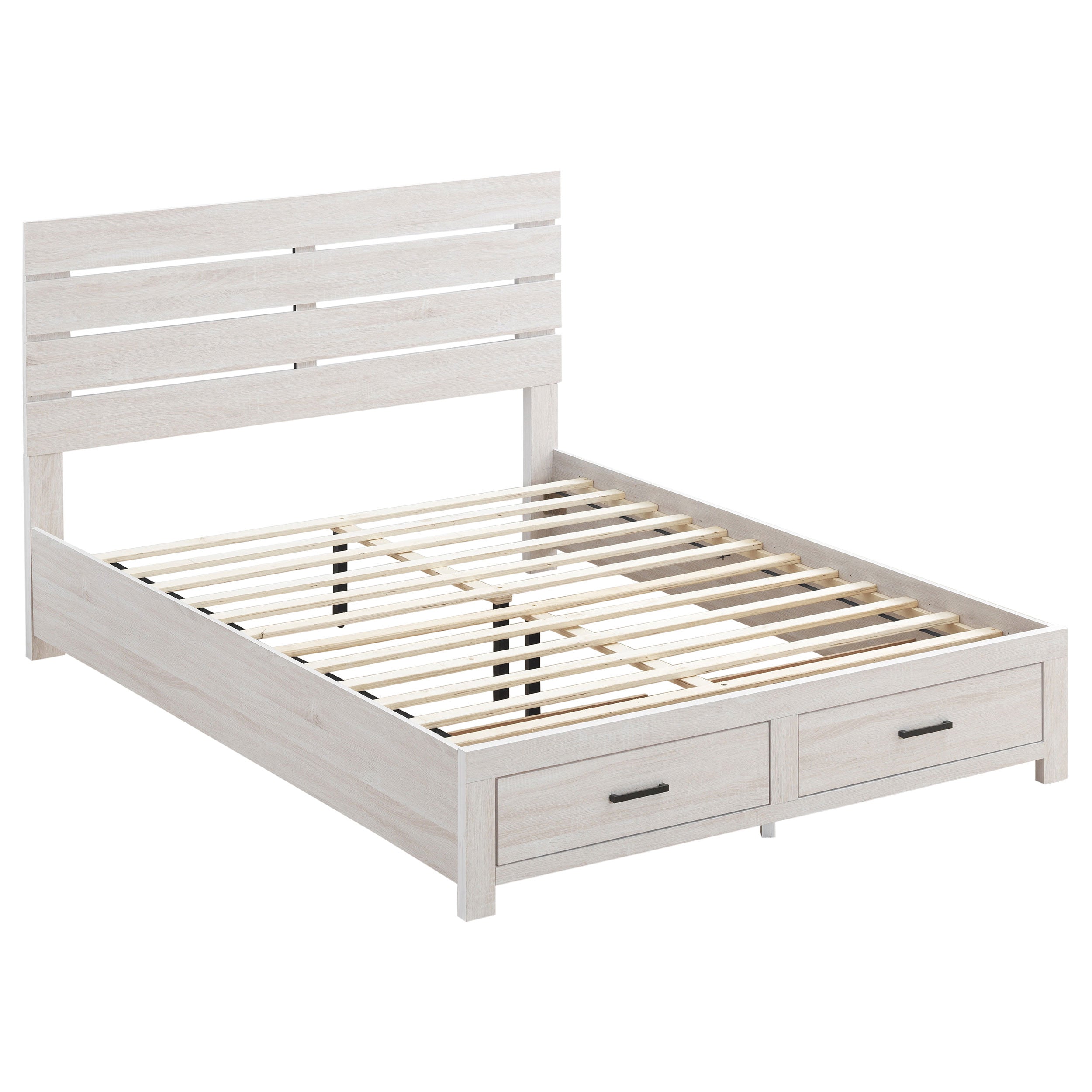 Brantford Storage Bed Coastal White