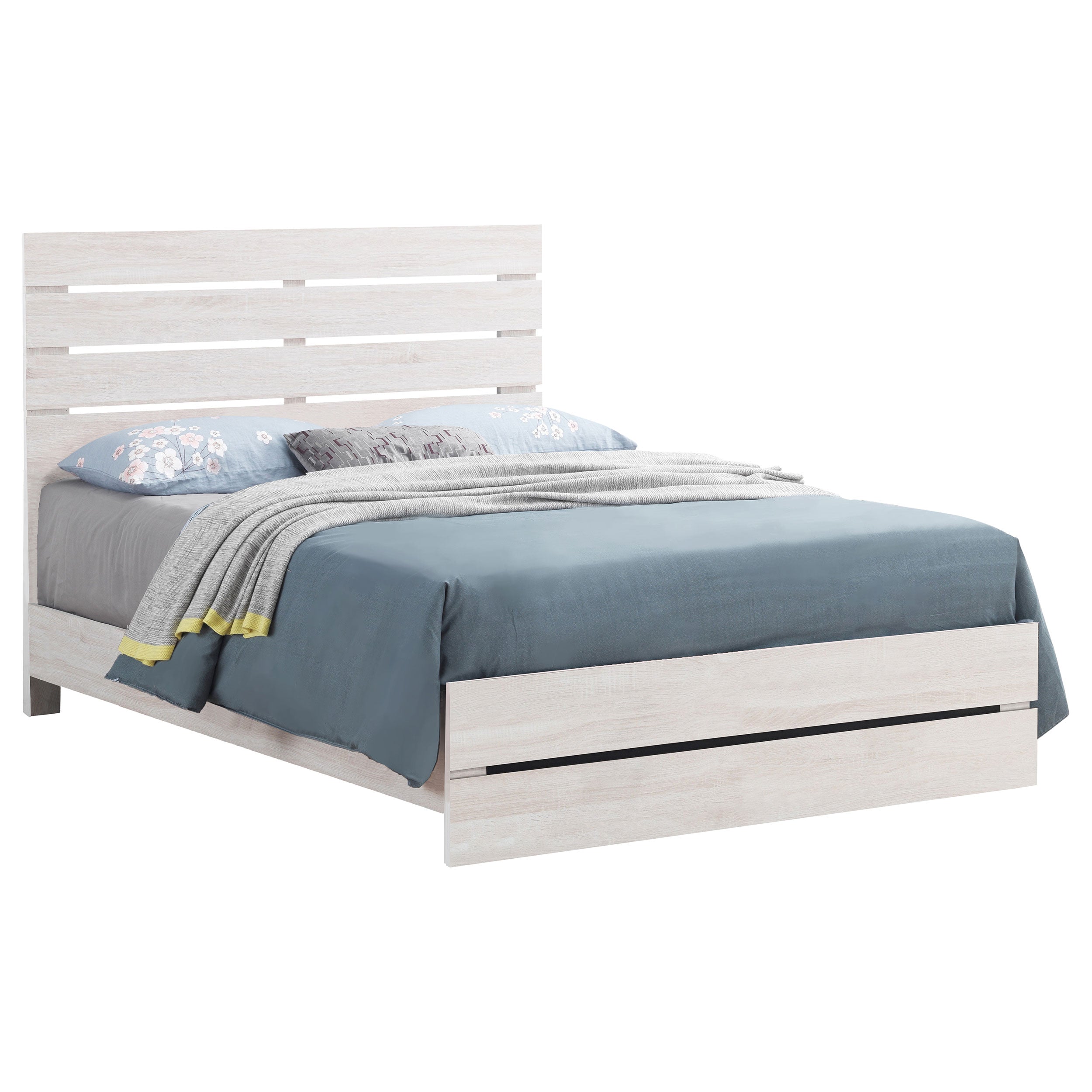 Brantford Panel Bed Coastal White