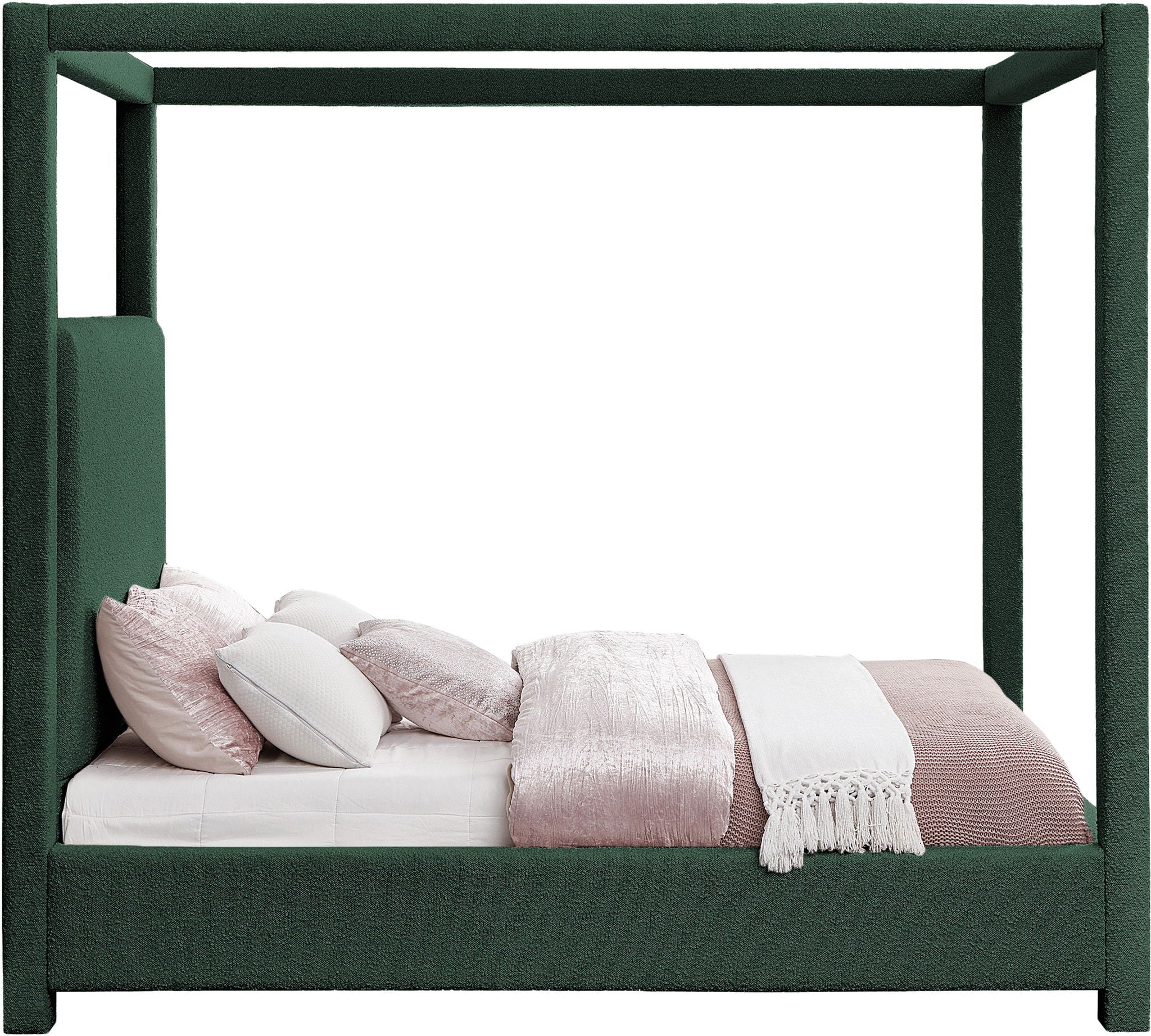 Eden - Boucle Fabric Upholstered Bed