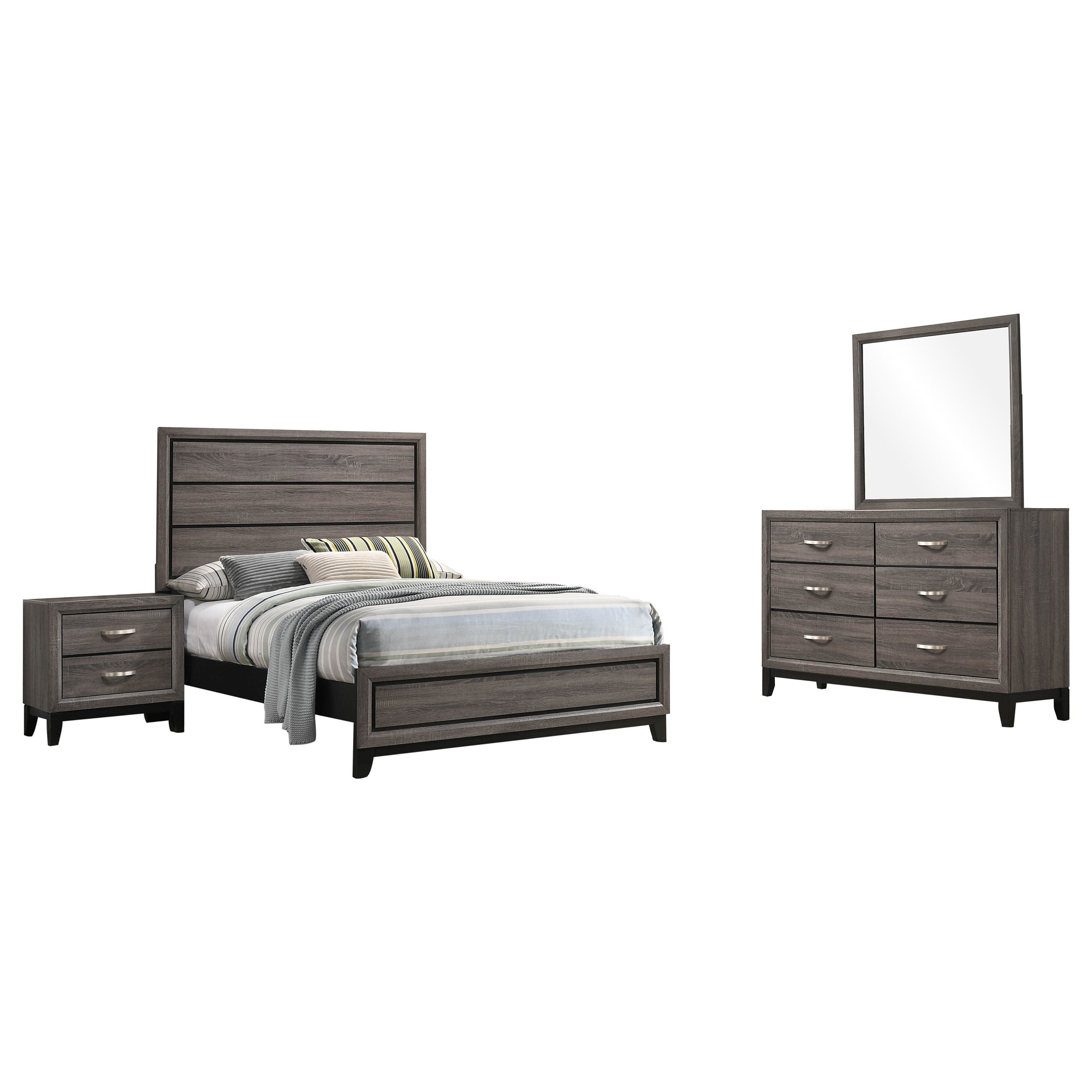 Watson Bedroom Set Grey Oak