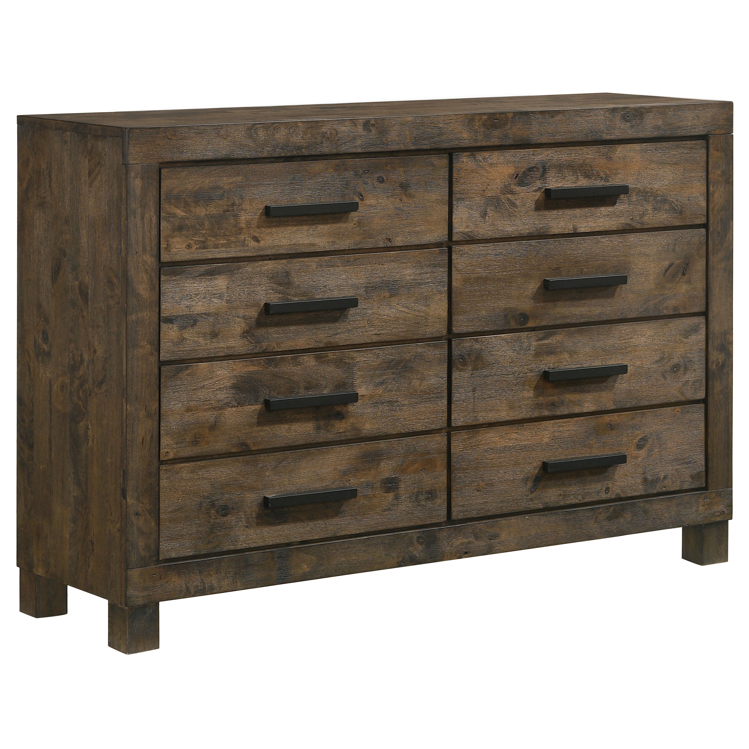 Woodmont Bedroom Set Rustic Golden Brown