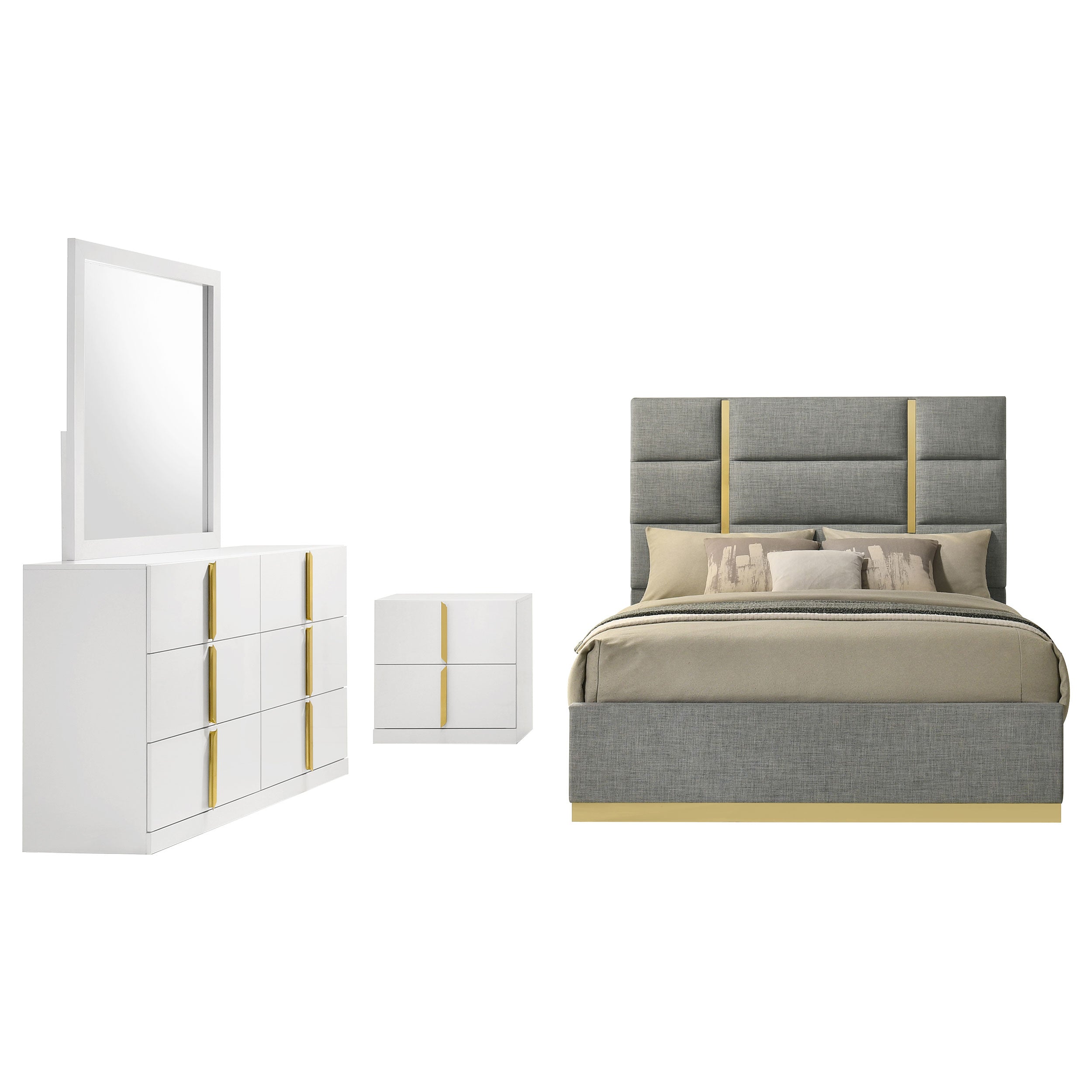 Ines Bedroom Set and High Gloss