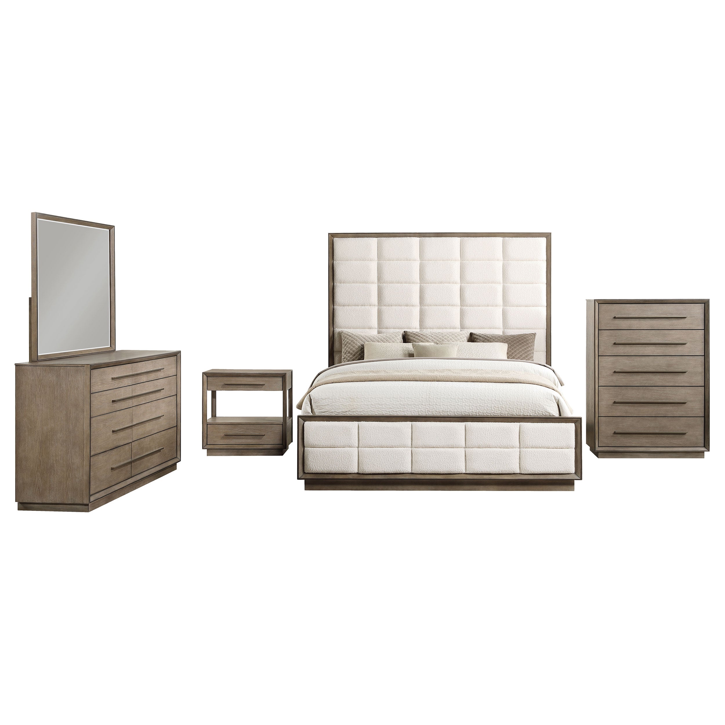 Durango Bedroom Set Washed Oak