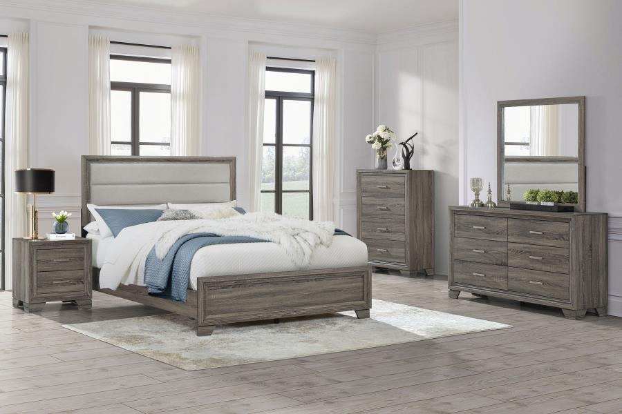 Wright Bedroom Set Brown Oak