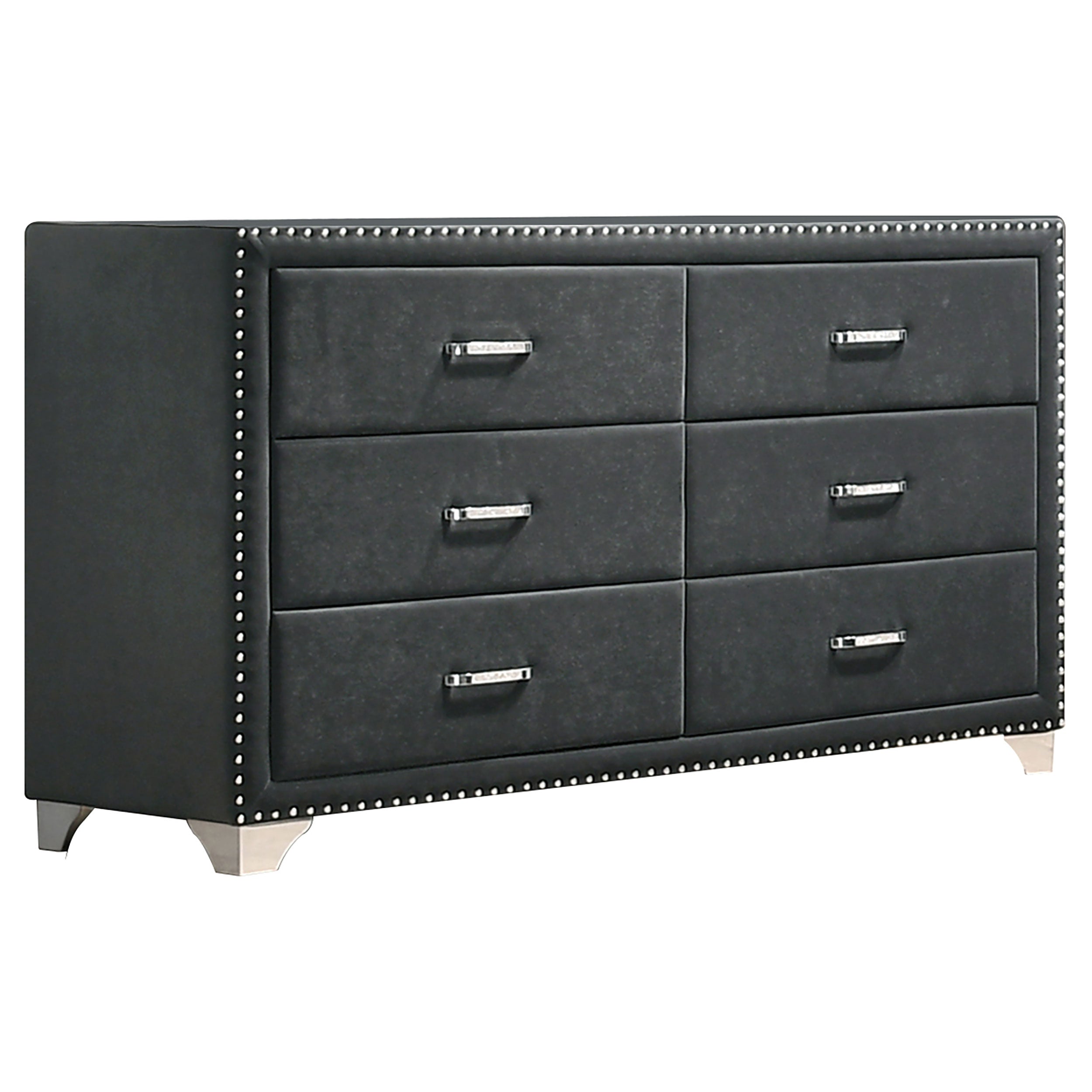Melody 6-drawer Upholstered Dresser