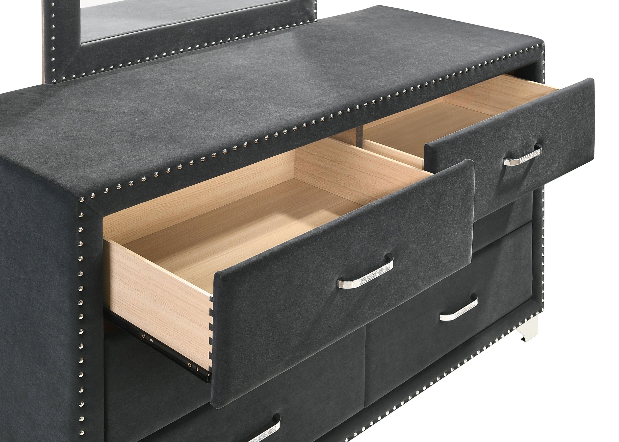 Melody 6-drawer Upholstered Dresser