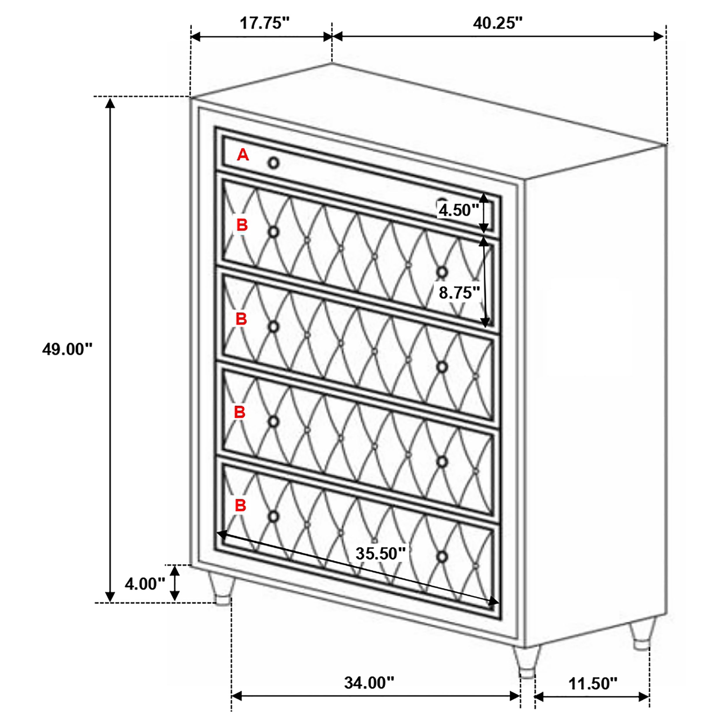 Antonella Upholstered Tufted Bedroom Set Ivory and Camel