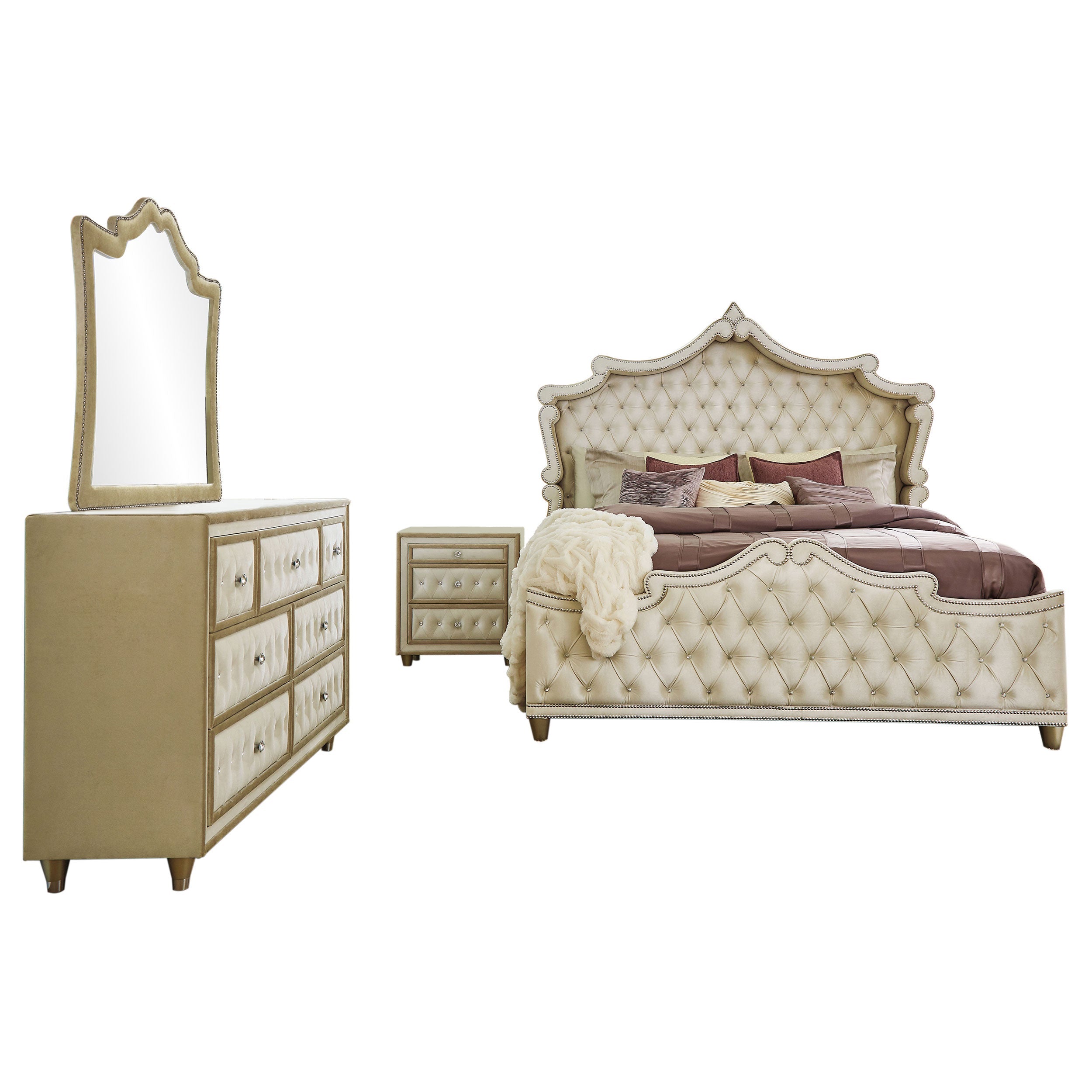 Antonella Bedroom Set Ivory