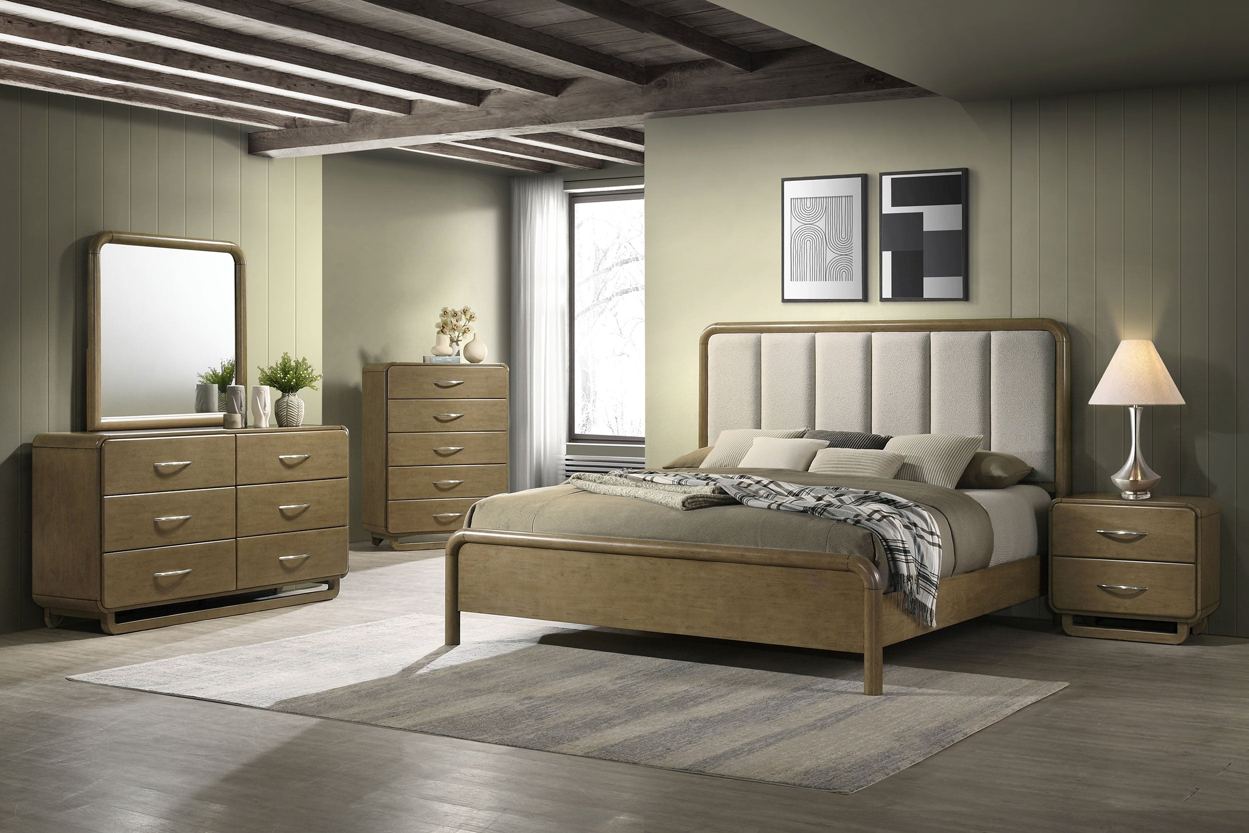 Amsbury Bedroom Set Nutmeg