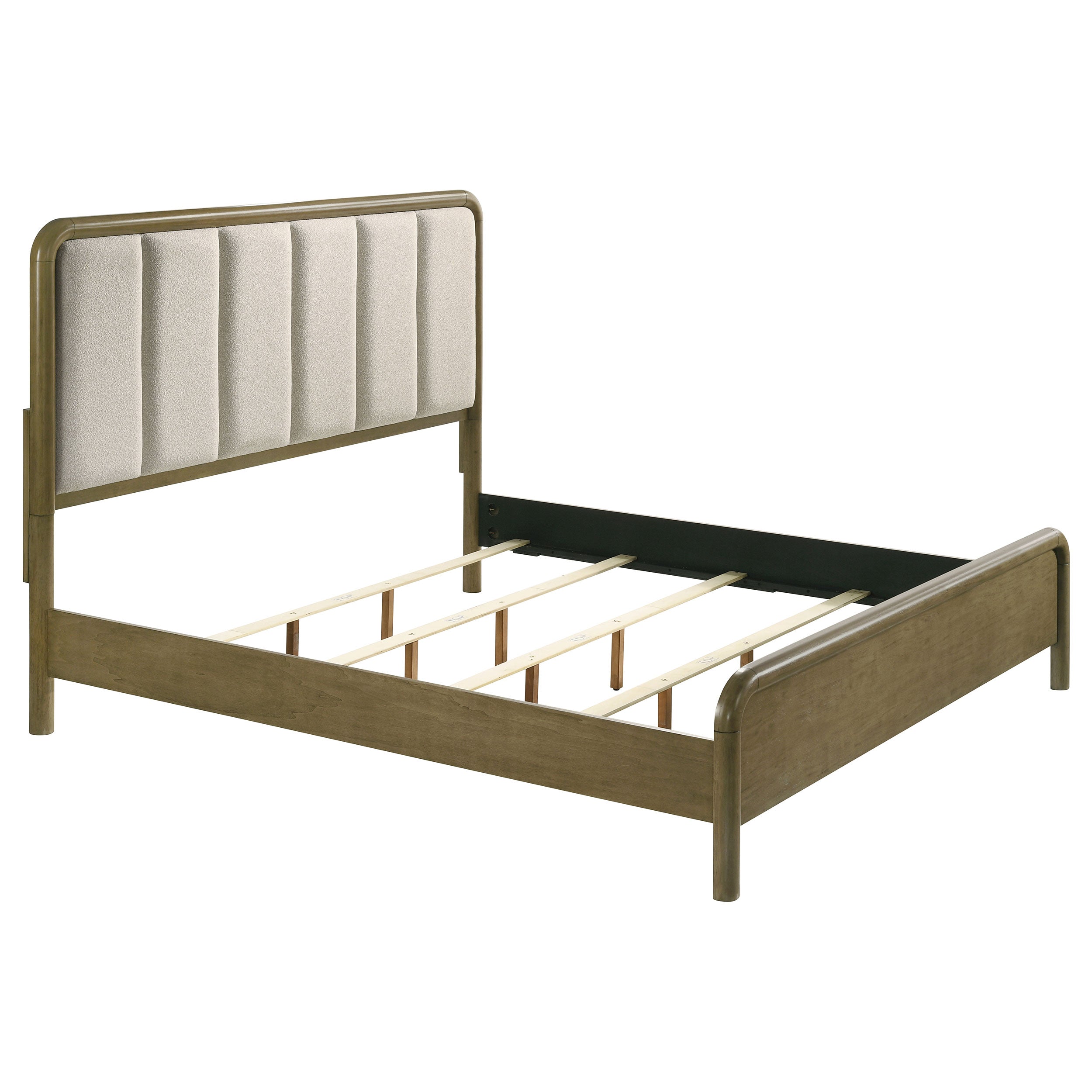 Amsbury 56-inch Upholstered Bed Nutmeg