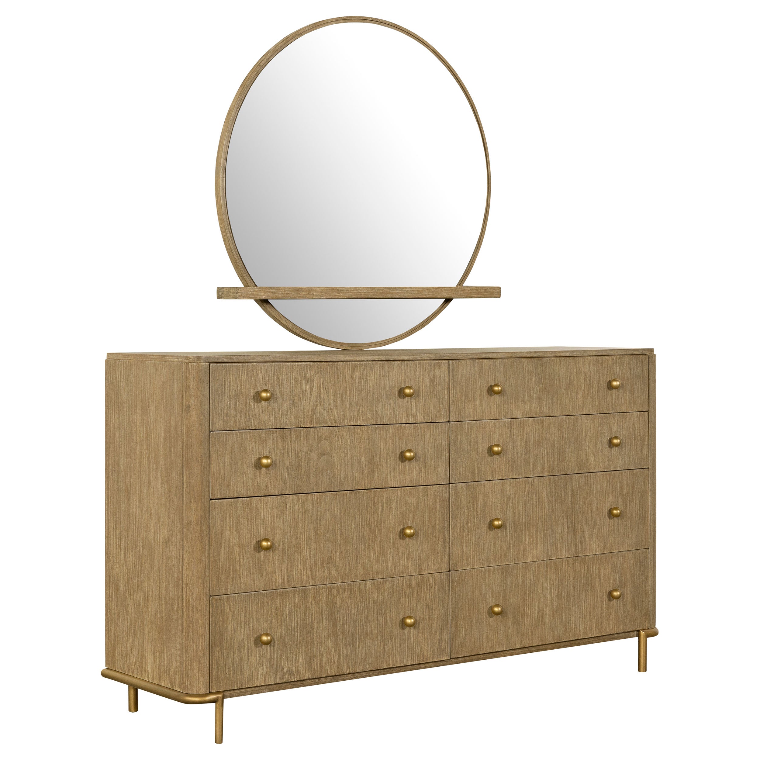 Arini 8-drawer Dresser with Mirror