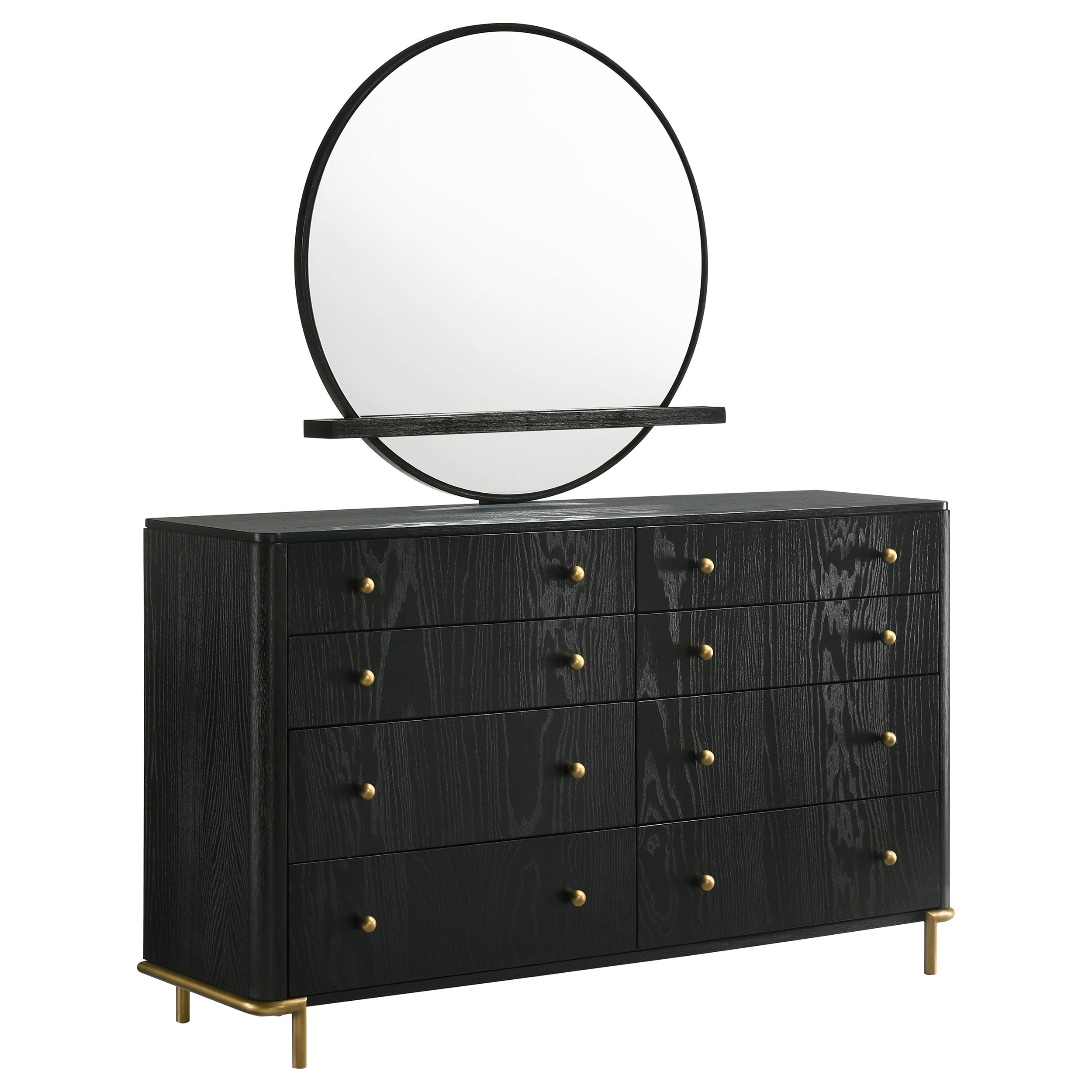 Arini 8-drawer Dresser with Mirror