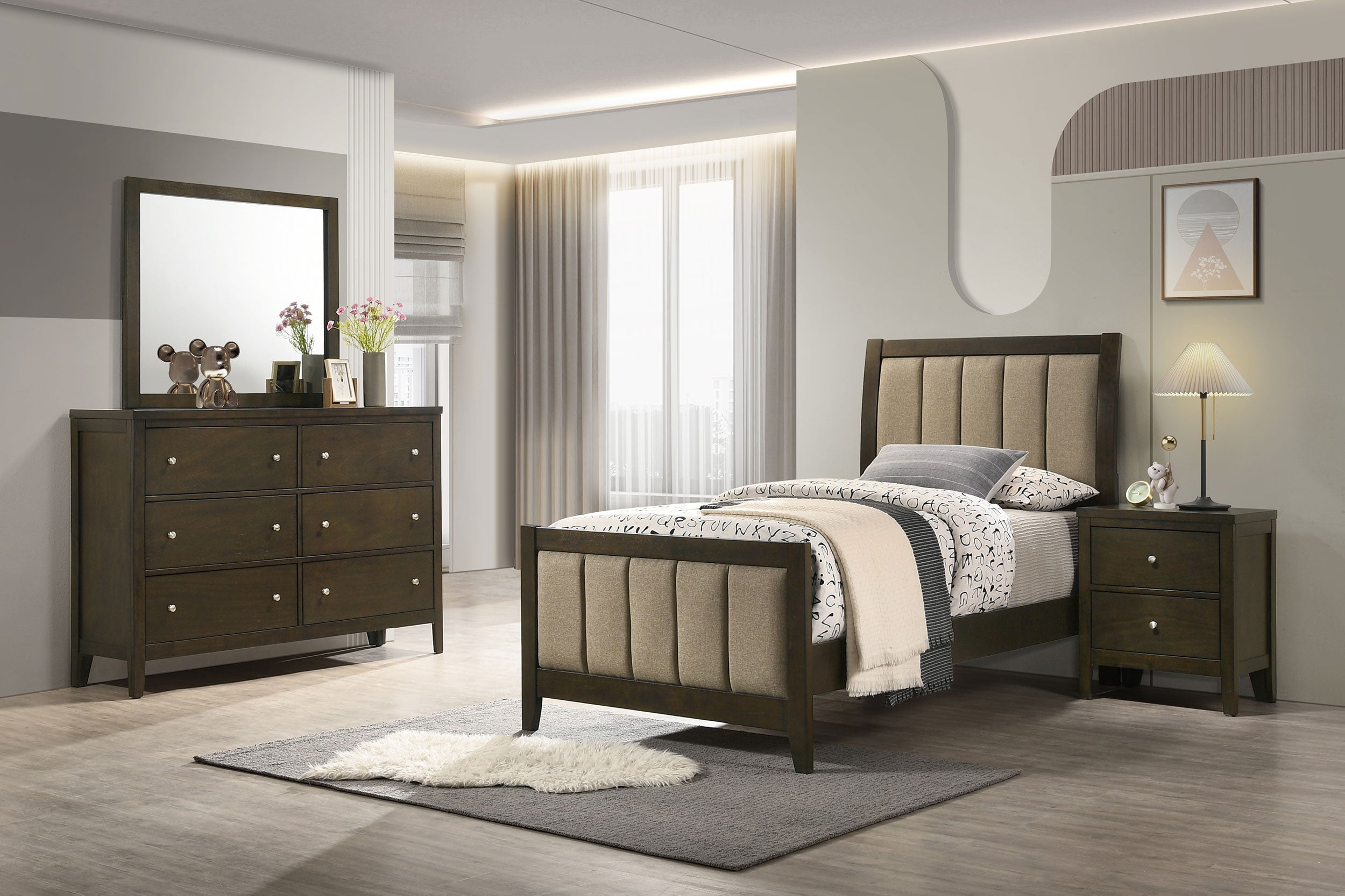 Wilkes Bedroom Set Dark Cocoa