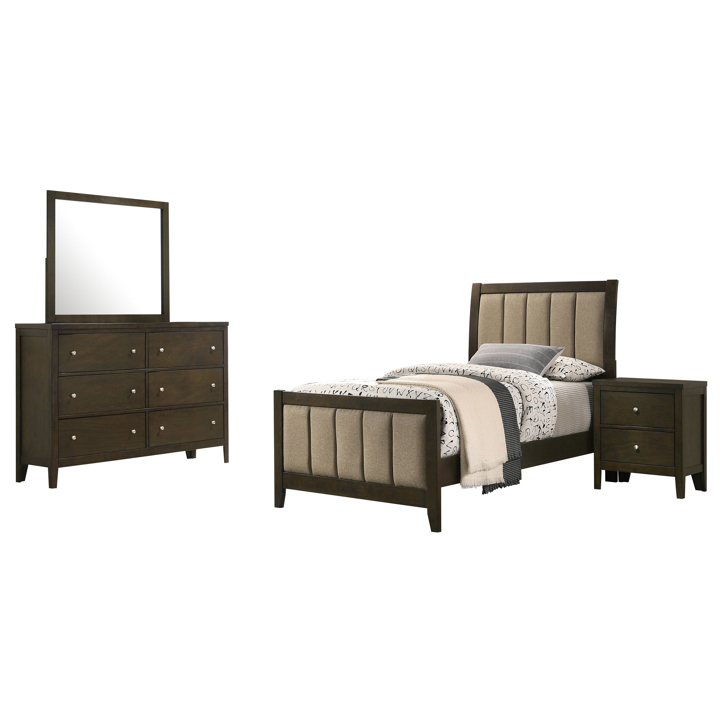 Wilkes Bedroom Set Dark Cocoa