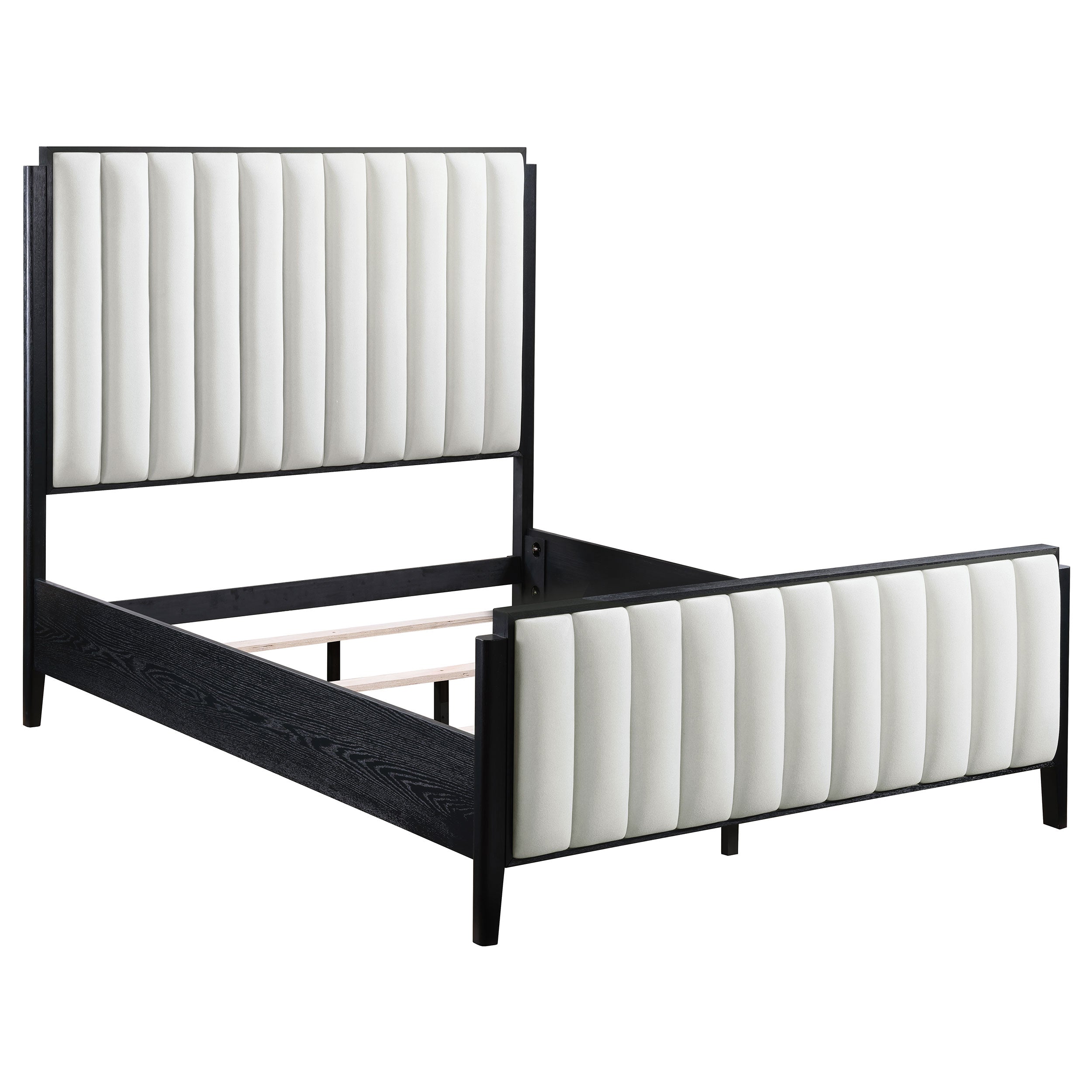 Brookmead Upholstered Bedroom Set Black