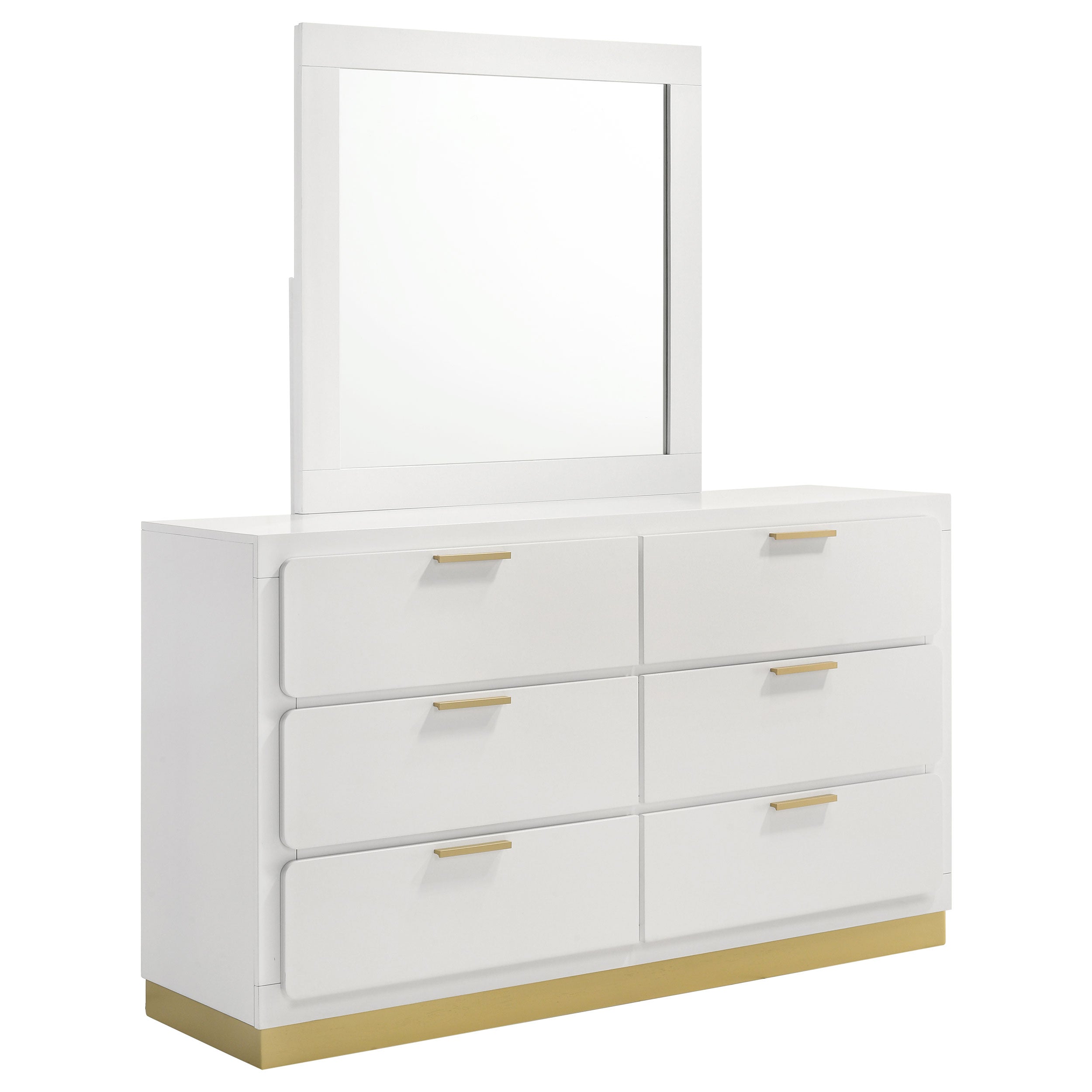 Caraway 6-drawer Dresser with Mirror