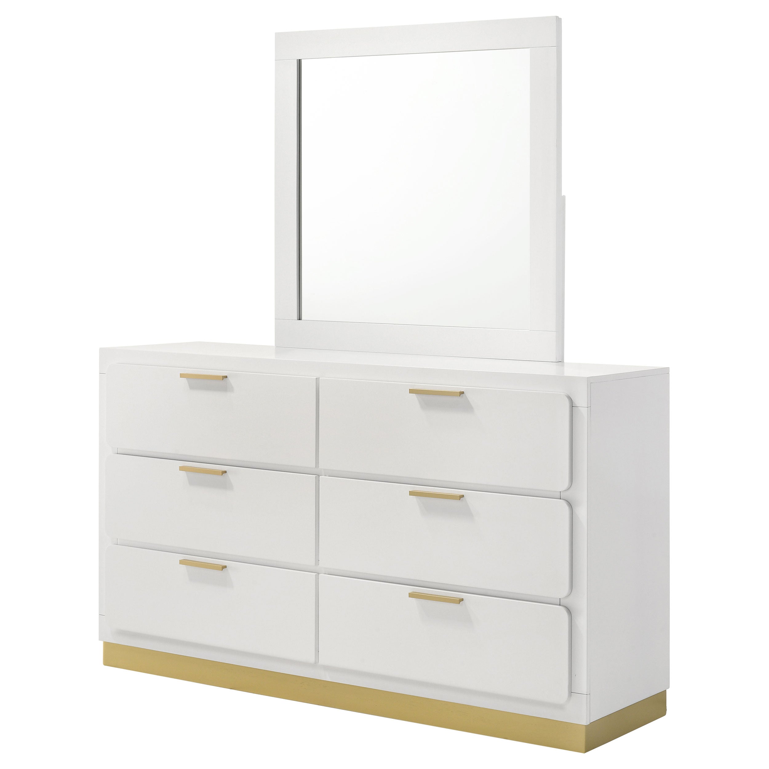 Caraway 6-drawer Dresser with Mirror