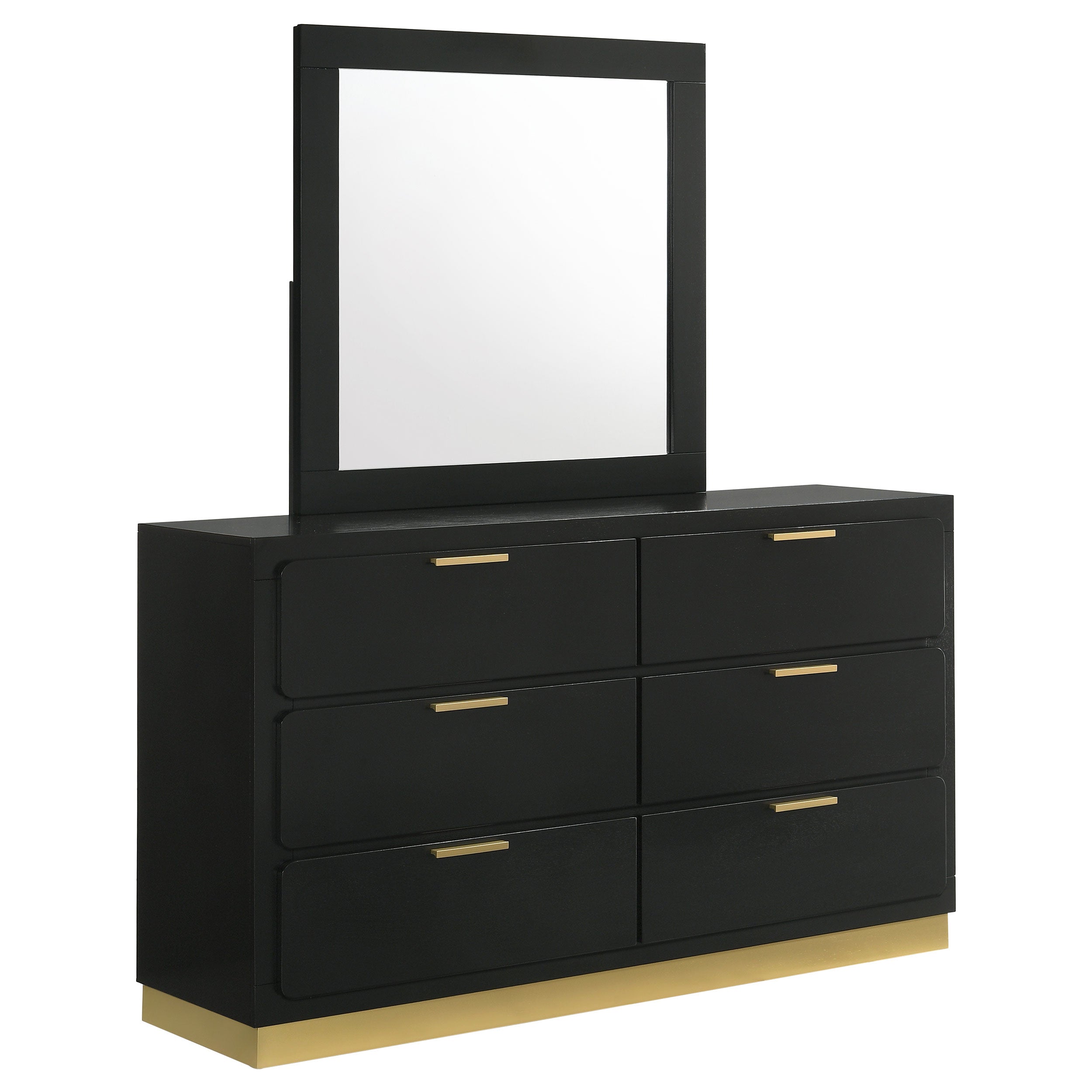 Caraway 6-drawer Dresser with Mirror