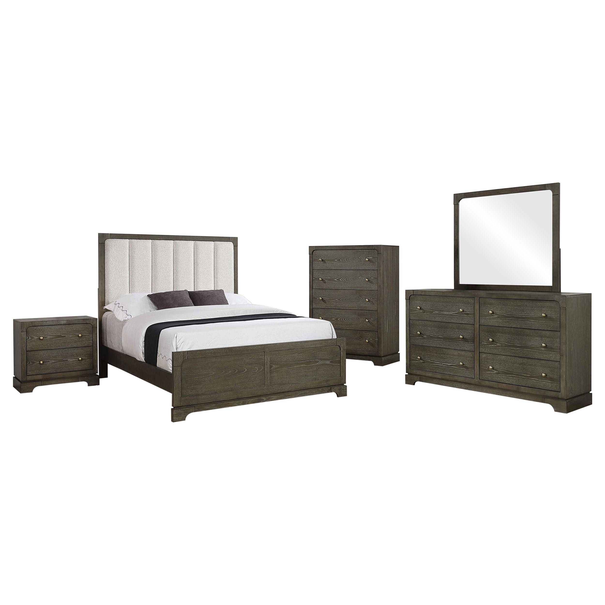 Gran Park Bedroom Set Dark Cocoa