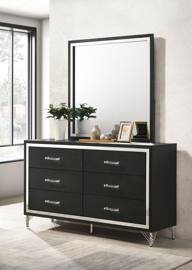 Lucia 6-drawer Dresser and Mirror