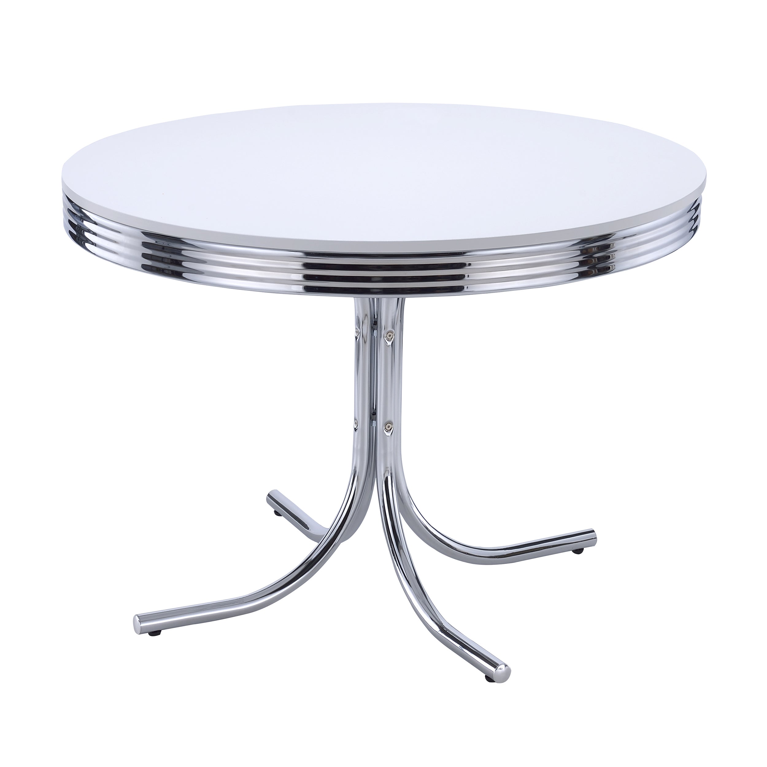 Retro Round Dining Table Set