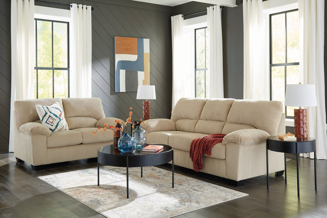 Ashley 242-03 Sofa & Loveseat — 2-Piece Living Room Set