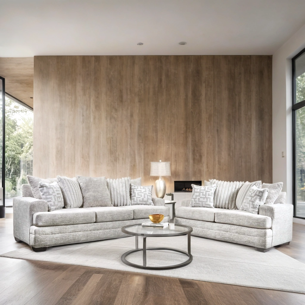 2675-05 Oyster Sofa & Loveseat Set — Matching 2-Piece