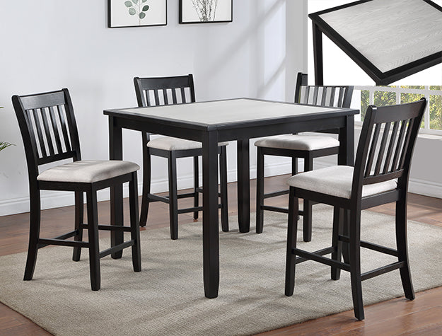 Salvador 5-Piece Counter Height Dining Set