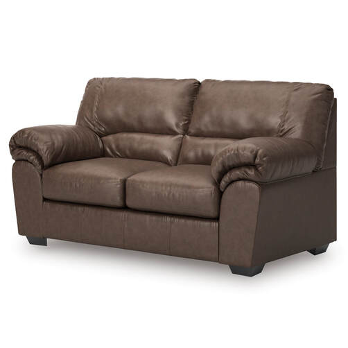 Ashley 277-05 Faux Leather Sofa & Loveseat — 2-Piece Set