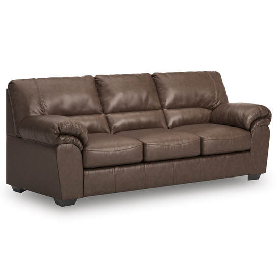 Ashley 277-05 Faux Leather Sofa & Loveseat — 2-Piece Set