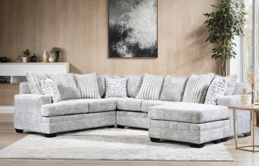 2775-05 Oyster Sectional — LAF Sofa & RAF Chaise
