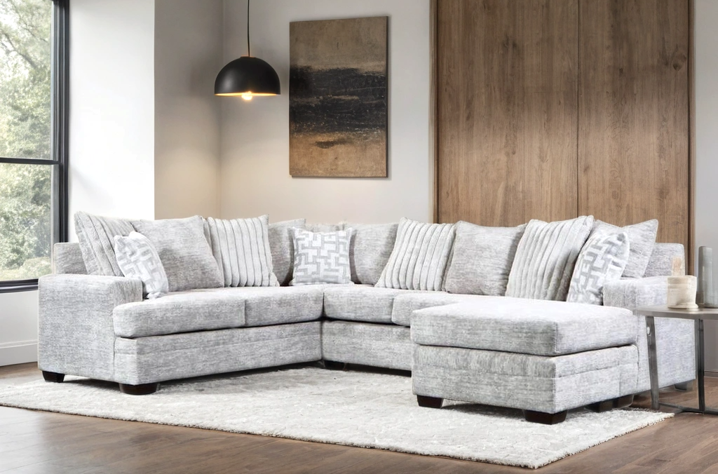 2775-05 Oyster Sectional — LAF Sofa & RAF Chaise