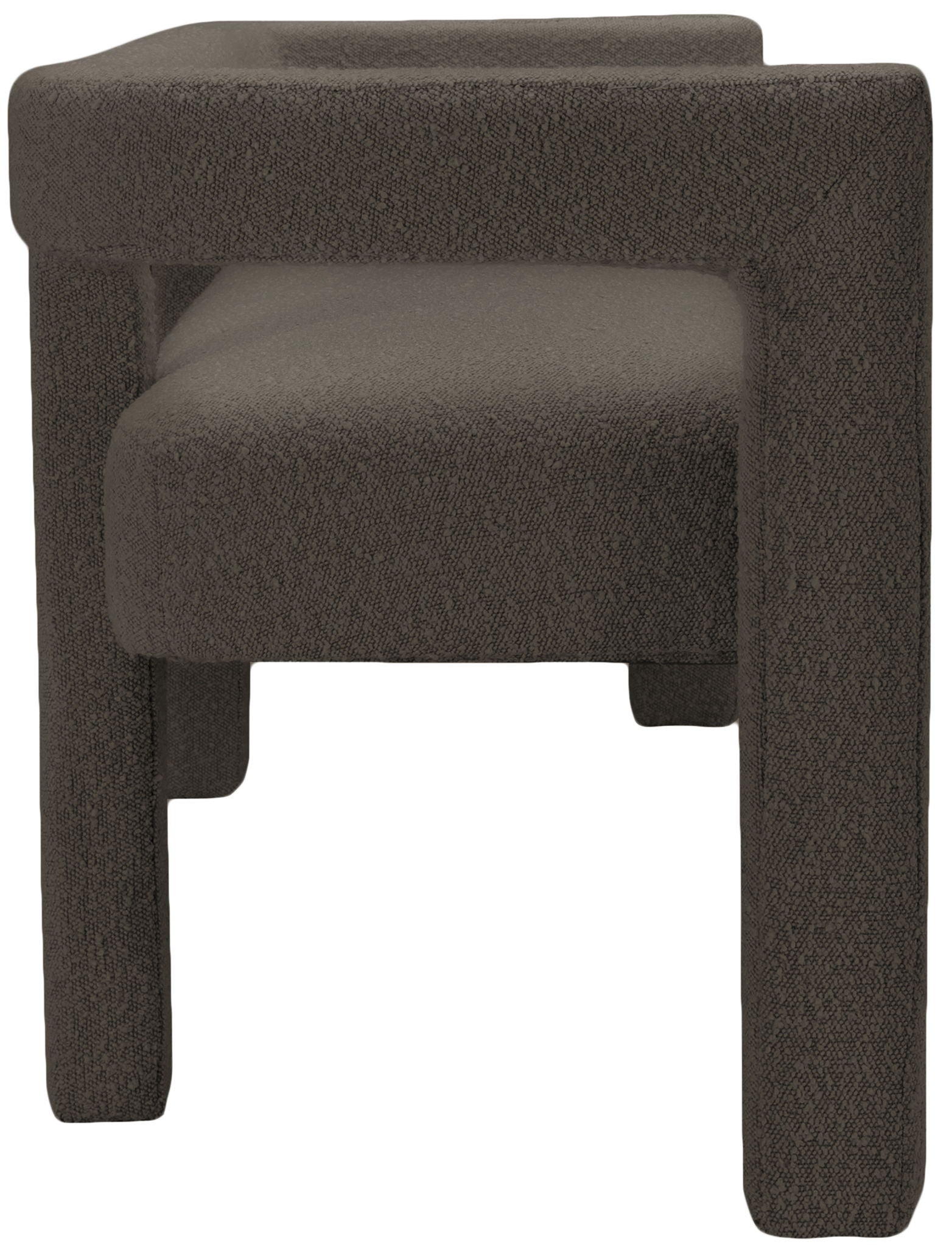 Athena - Boucle Fabric Bench