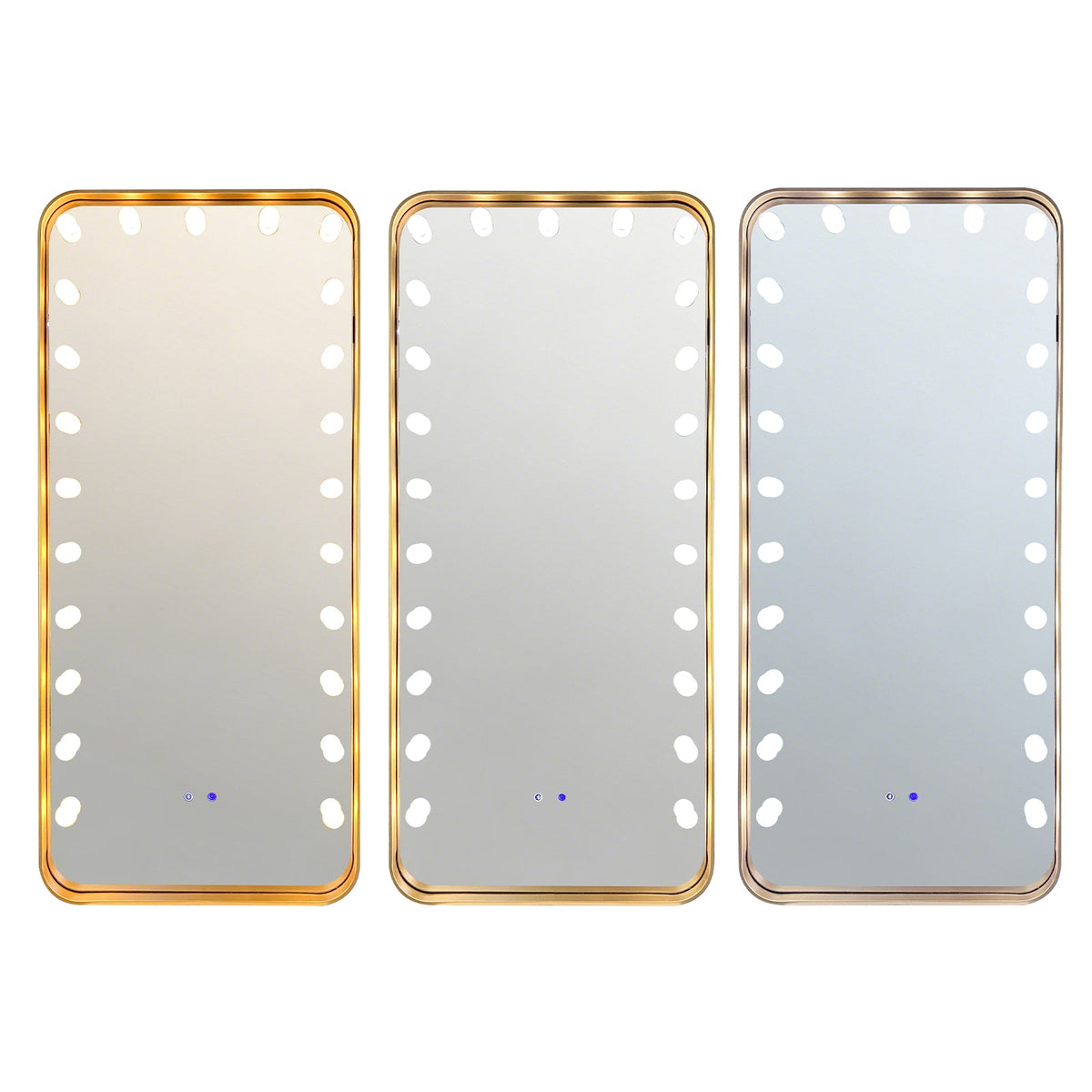 Hollywood 2 LED Vanity Mirror — Bluetooth Speakers