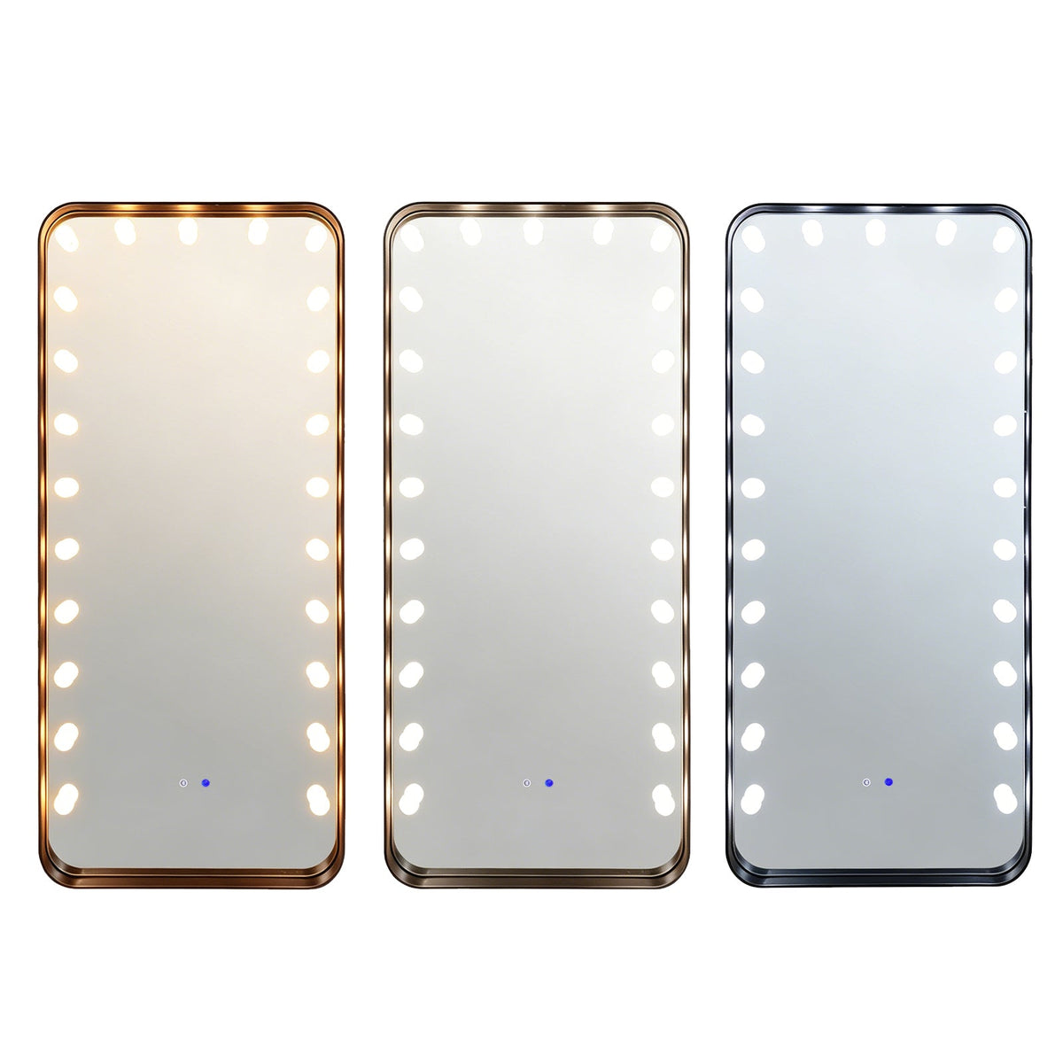 Hollywood 2 LED Vanity Mirror — Bluetooth Speakers